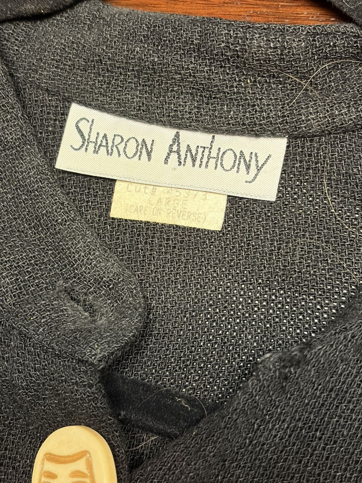 Other Vintage Sharon Anthony Textured Blazer Size L / US 10 / IT 46 - 2 Thumbnail