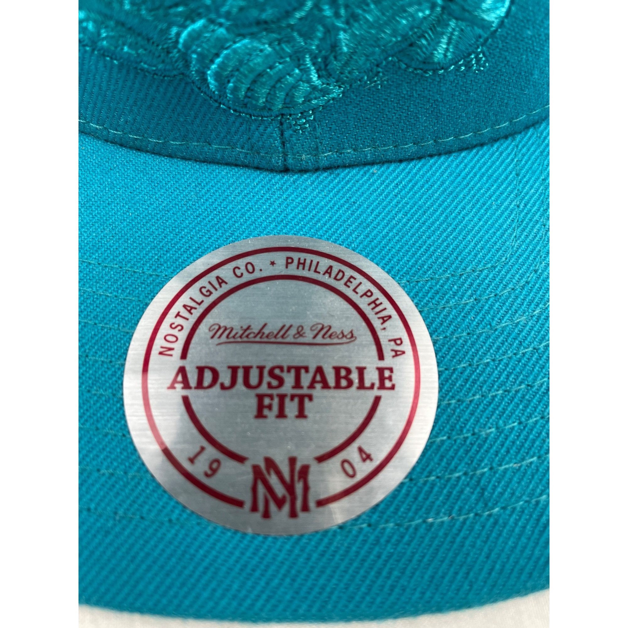 Mitchell & Ness Mitchell & Ness Charlotte Hornets Blue Unisex Hat /Cap Adjus Size ONE SIZE - 2 Thumbnail