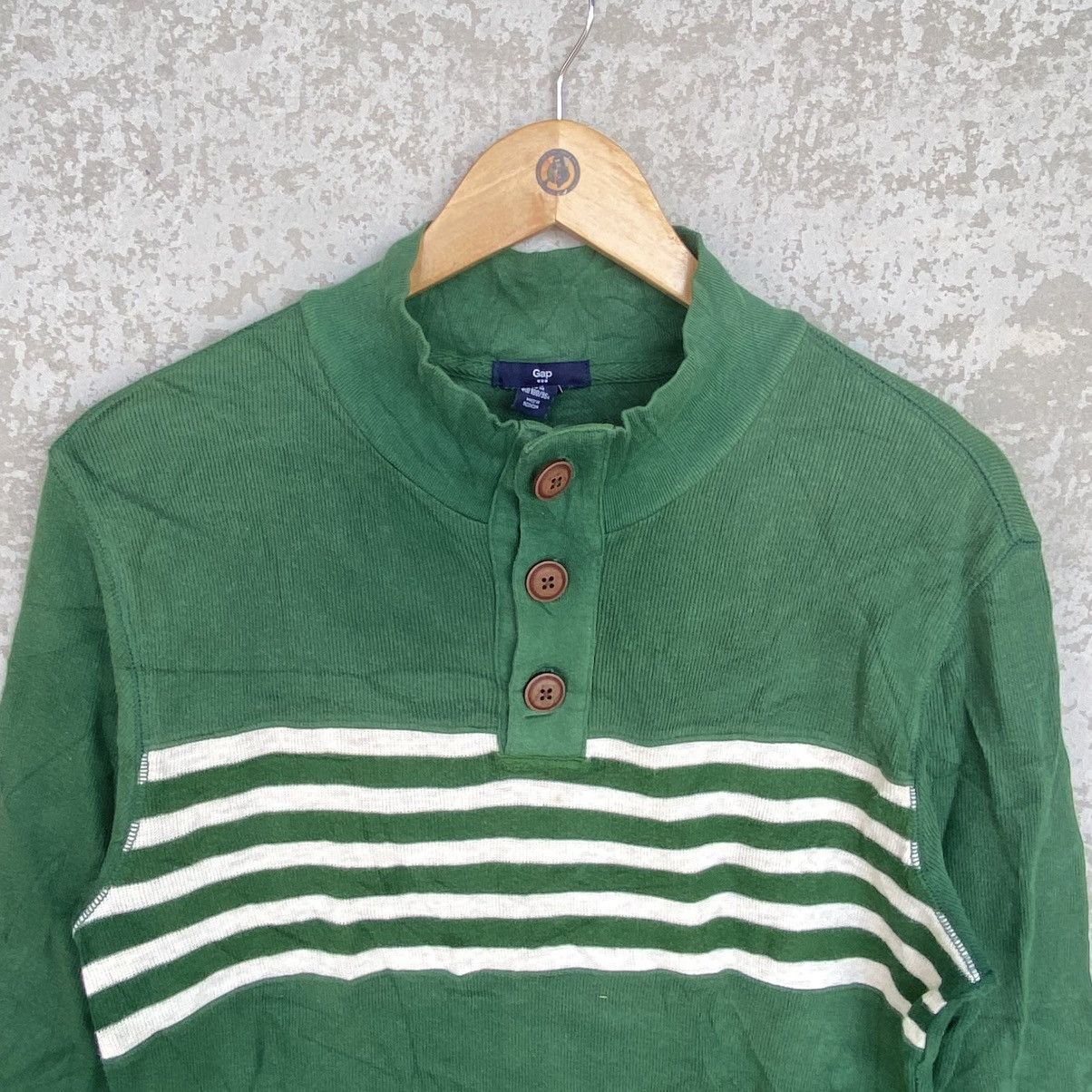 Other Vintage Gap Long Sleeve Button T-Shirt Green Pullover Size M Size M / US 6-8 / IT 42-44 - 4 Thumbnail