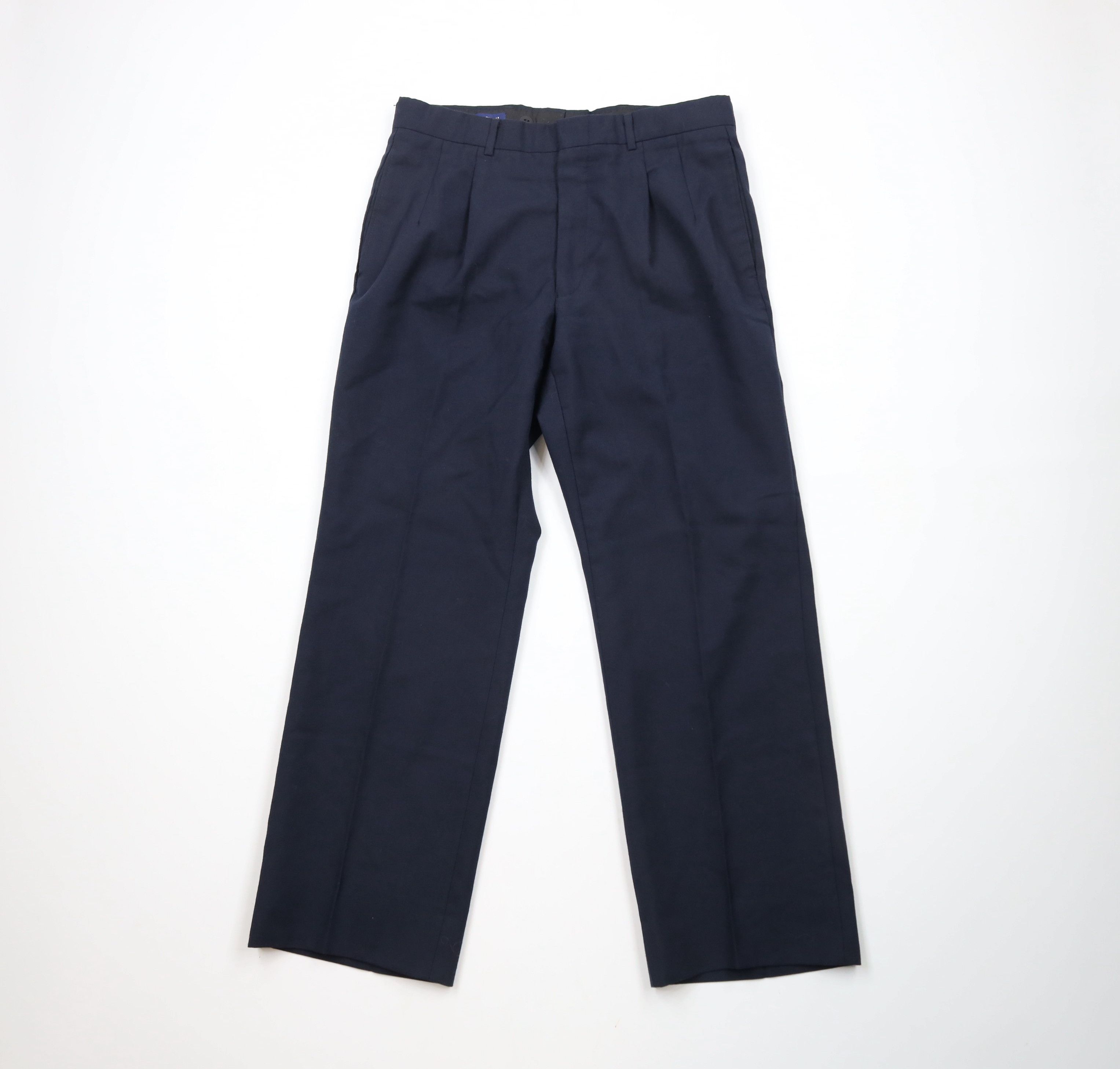 Vintage Vintage 90s Streetwear Wool Blend Cloth Chino Pants USA Size US 32 / EU 48 - 1 Thumbnail