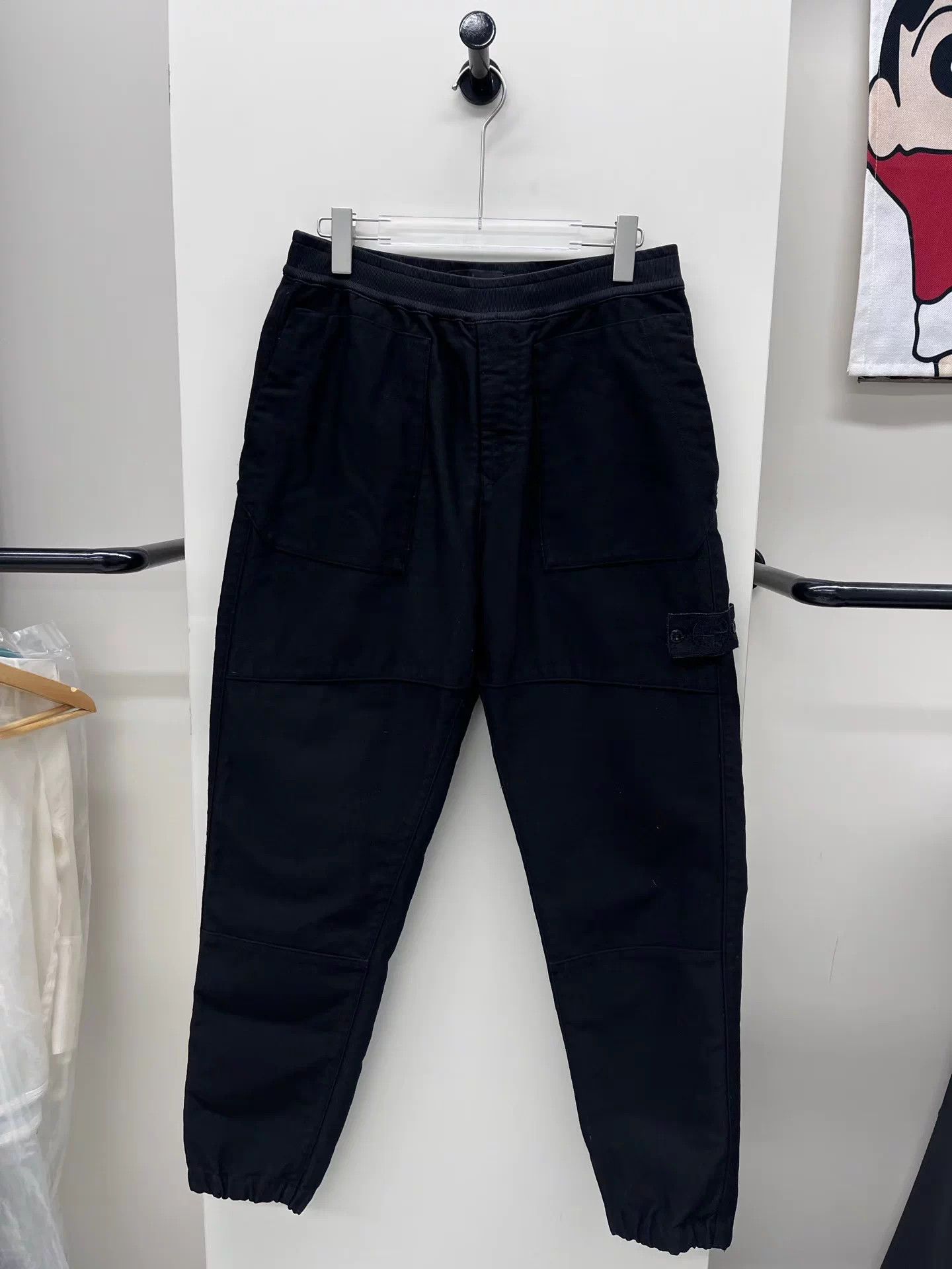 Stone Island Stone Island Ghost Black Track Pants W30 Size US 30 / EU 46 - 1 Thumbnail