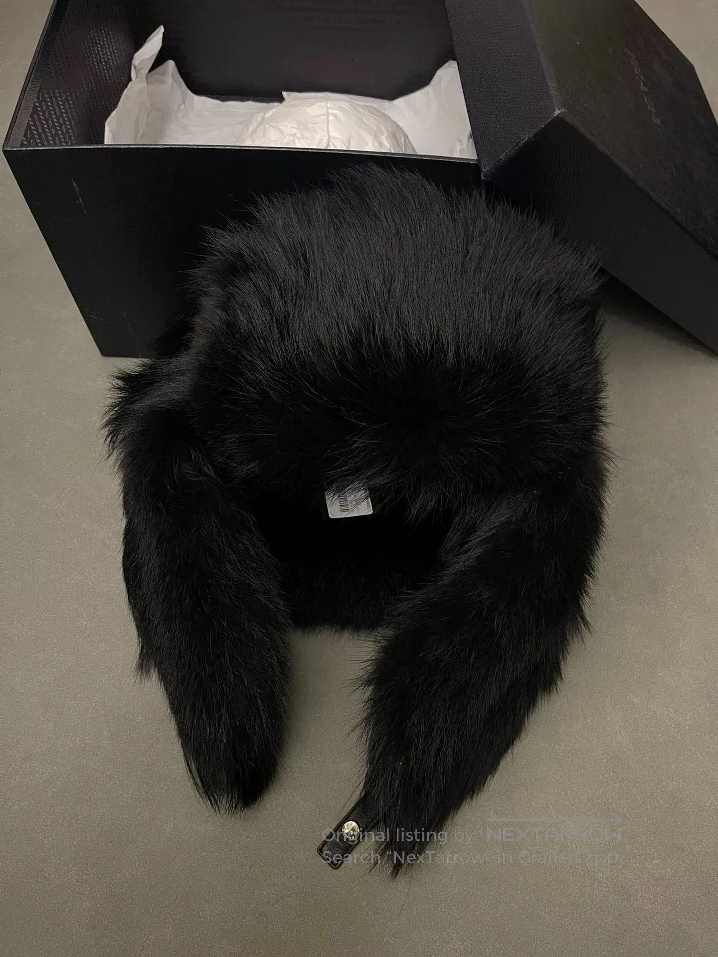 Prada prada black wool aviator hat. Size ONE SIZE - 1 Thumbnail