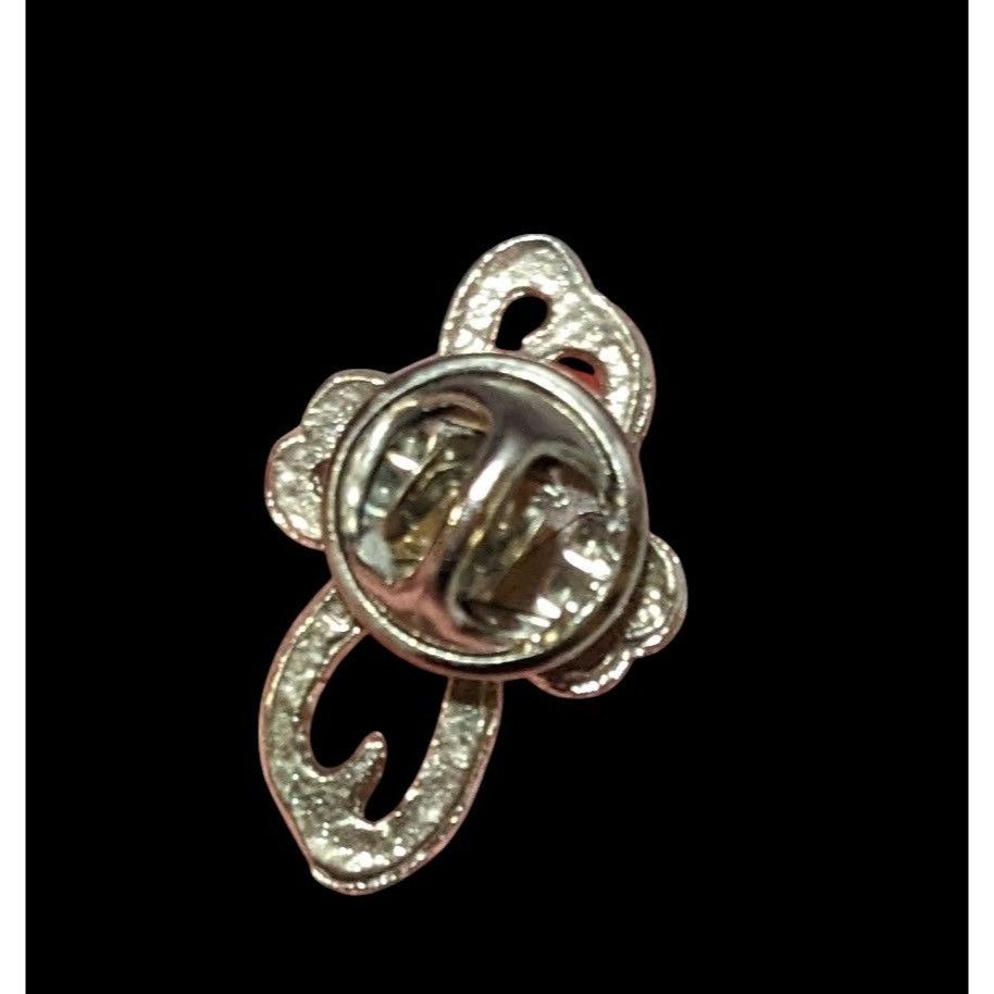 Other Vintage Shamrock Cross Two Tone Stylized Lapel Pin Size ONE SIZE - 2 Thumbnail