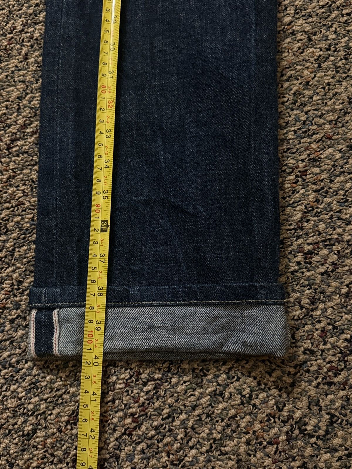 Japanese Brand HeeBee RARE Japanese Selvedge 14 oz denim 31x32 Size US 31 - 12 Thumbnail