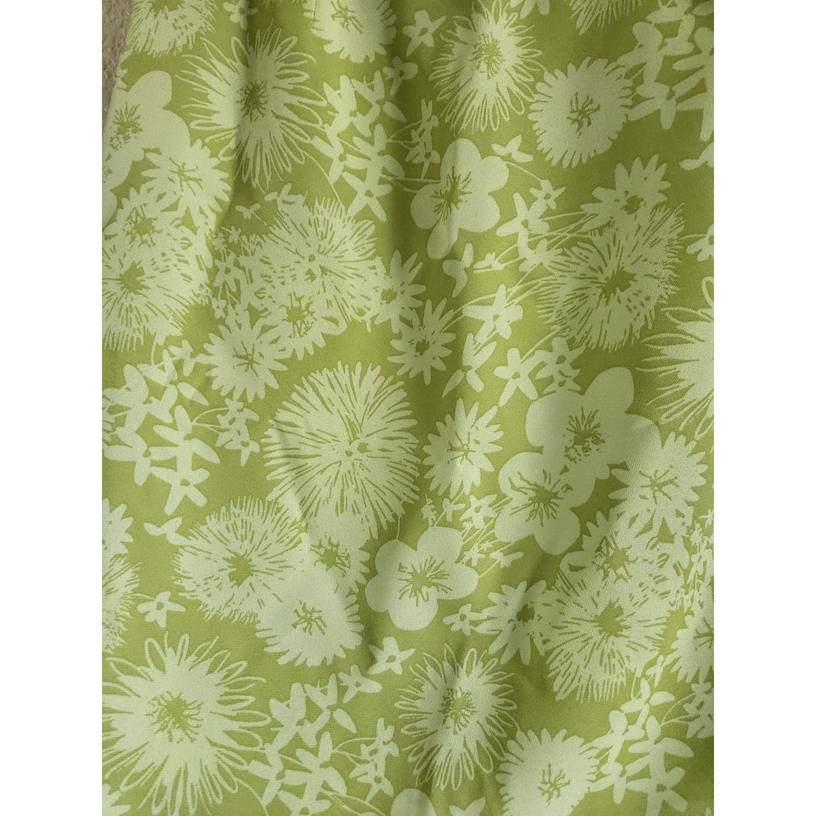 Blk Dnm Y2k Lime Green Apostrophe Mid Length Skirt Women's Sz 10 Size 32" / US 10 / IT 46 - 3 Thumbnail