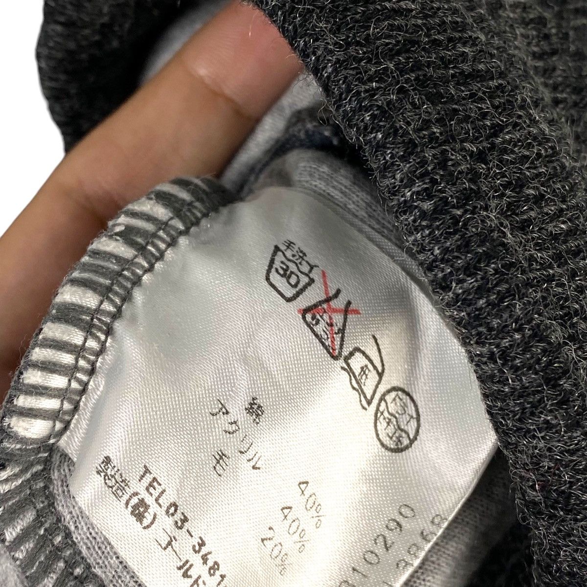 Ellesse × Vintage Vintage Ellesse Ladies Dark Gray Quater Zip Turtleneck Size L / US 10 / IT 46 - 6 Thumbnail