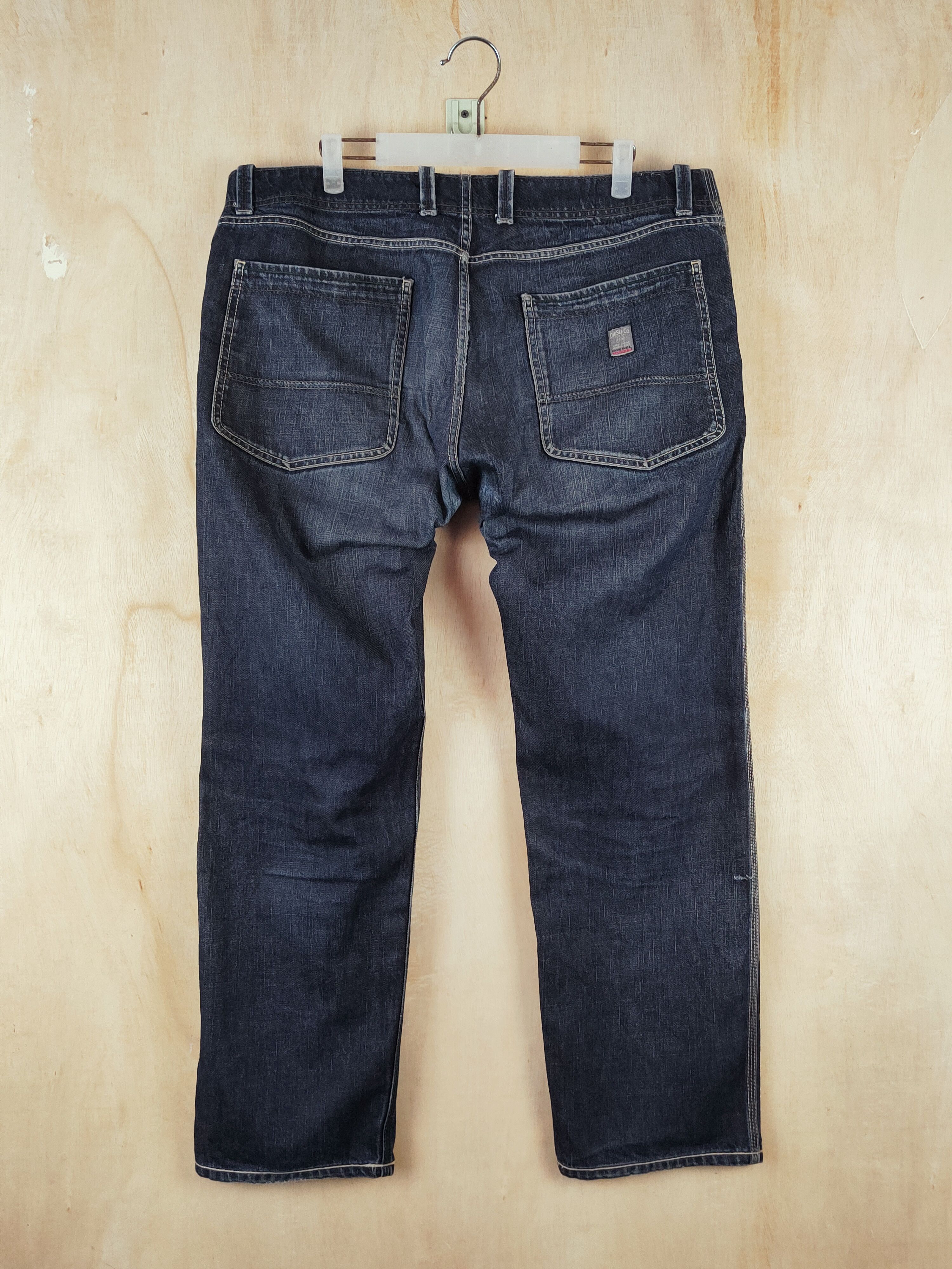 Diesel Diesel Industry Blue Black Distressed Ripped Jeans #S2666 Size US 36 / EU 52 - 8 Thumbnail