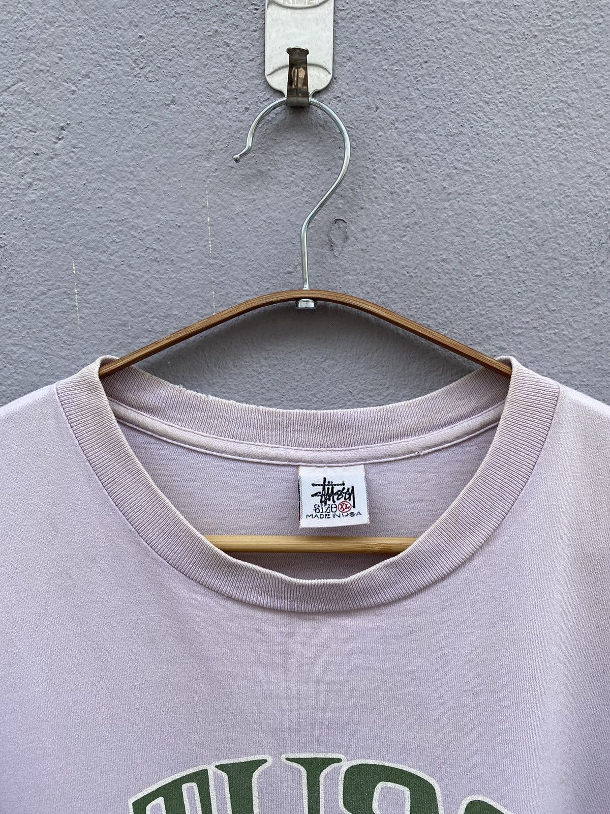Stussy 🔥RARE Vintage 90s STUSSY CREW White Lebal Tag USA Tshirt Size US XL / EU 56 / 4 - 7 Thumbnail