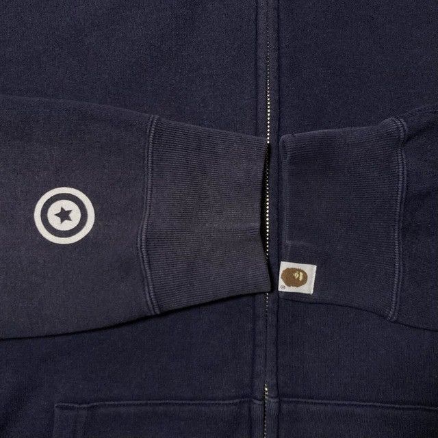 Bape BAPE WGM Shark Full Zip Hoodie Navy a bathing ape Size US XL / EU 56 / 4 - 6 Thumbnail