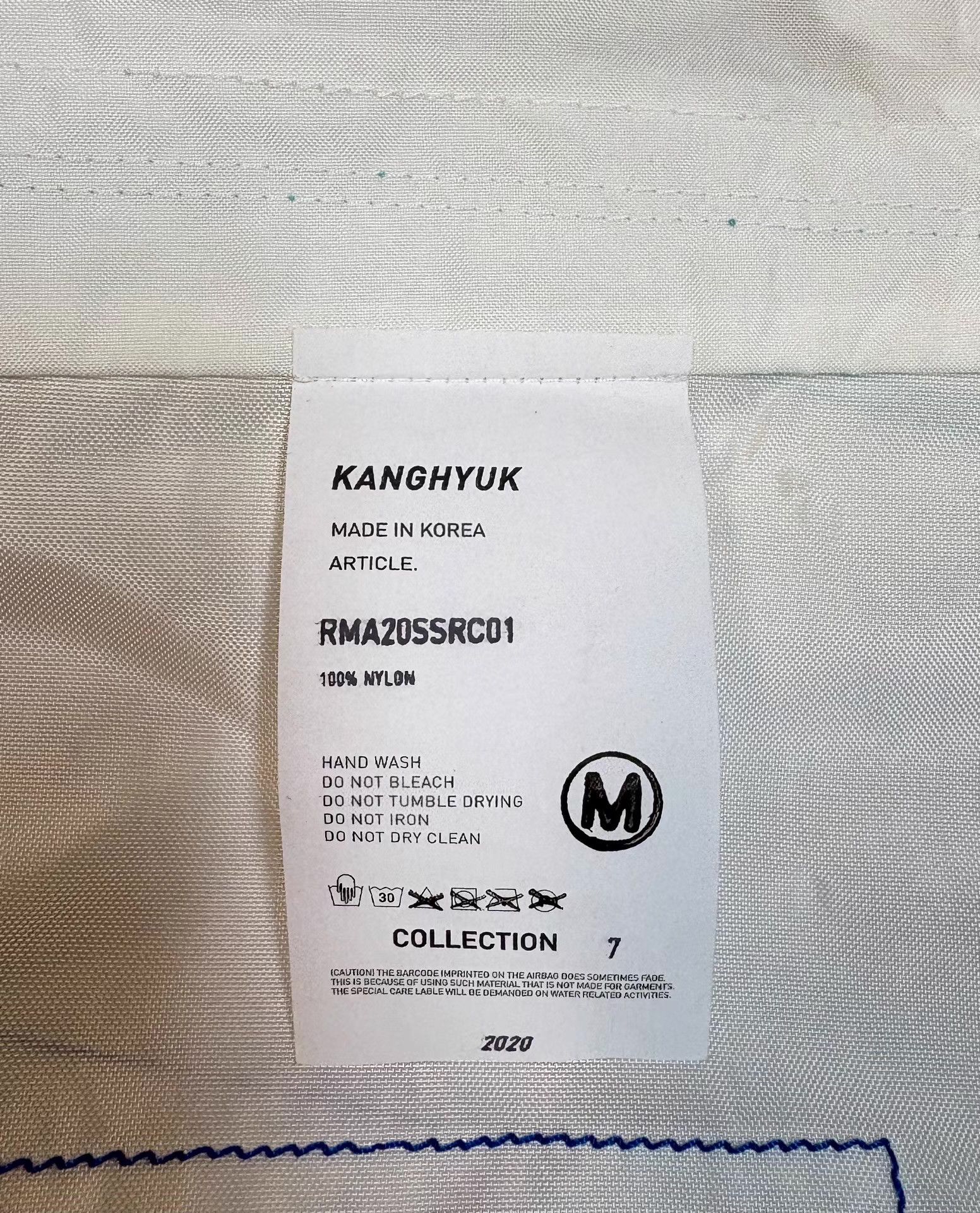 KANGHYUK Kanghyuk Men's Color-block Trench Coat / Raincoat Ｑ21 Size US M / EU 48-50 / 2 - 5 Thumbnail