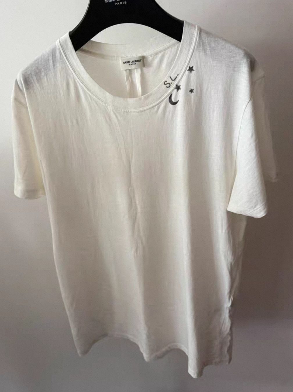 Saint Laurent Paris Saint Laurent Paris Music note small LOGO short-sleeved sh Size US M / EU 48-50 / 2 - 1 Thumbnail