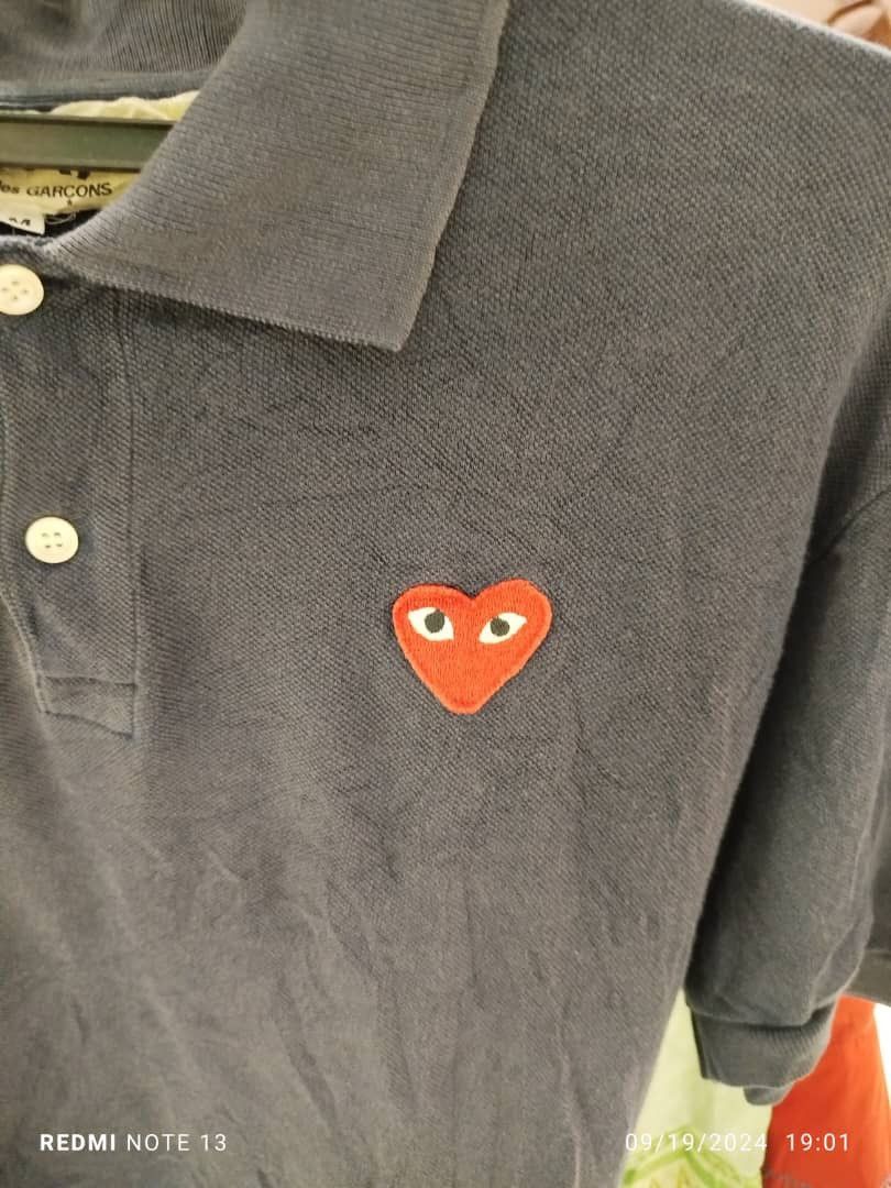 Comme des Garcons × Japanese Brand × Vintage CDG polo tee Size US M / EU 48-50 / 2 - 3 Thumbnail