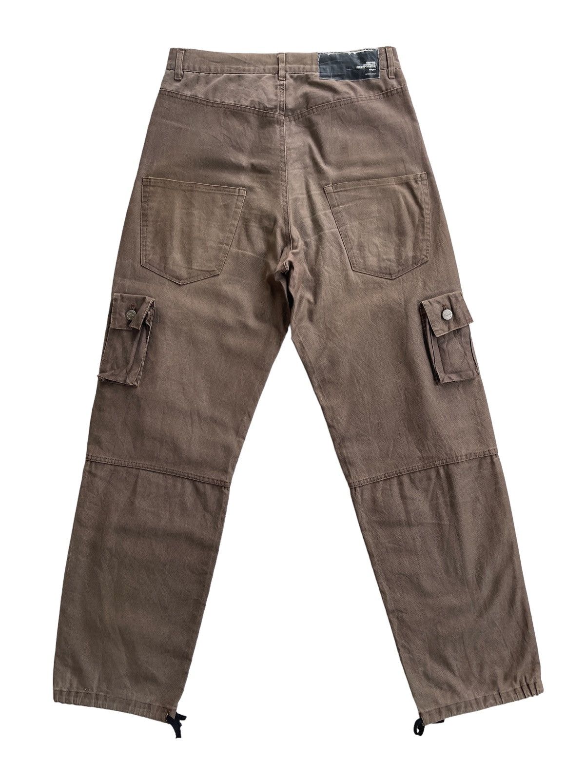 Japanese Brand EMPR Highwaist Cargo Multipocket Parachute Tactical Pants Size US 30 / EU 46 - 6 Thumbnail