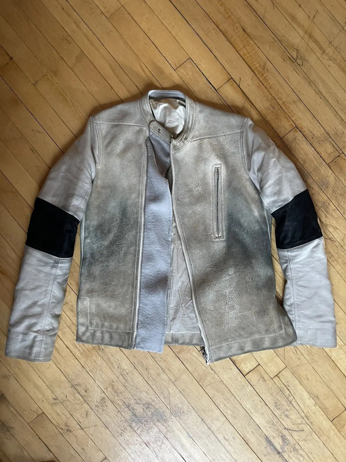 Rick Owens FW14 Moody Leather Jacket Size US L / EU 52-54 / 3 - 1 Thumbnail