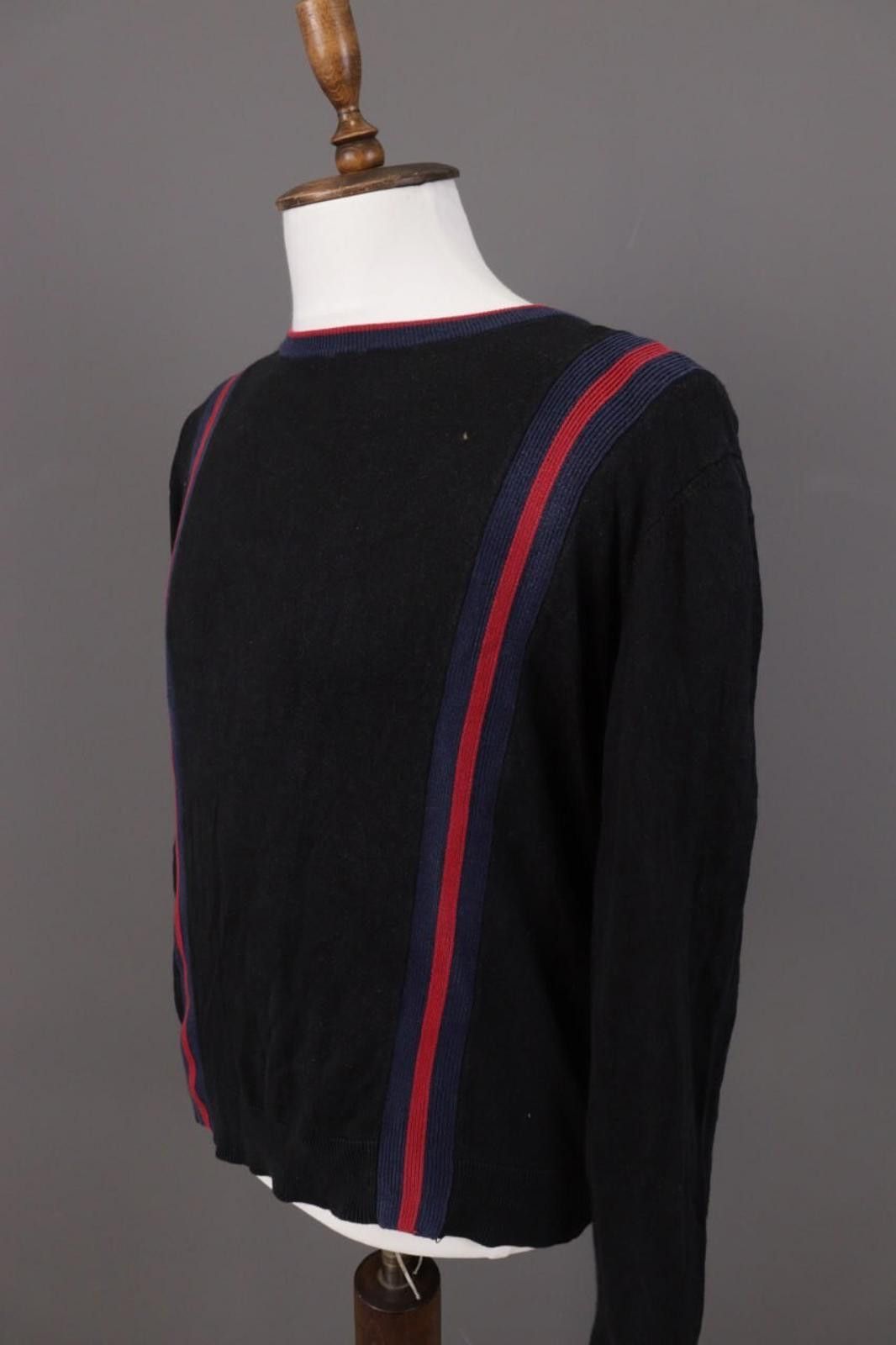 Just Cavalli Just Cavalli Black Striped Knit Jumper Sweater Size XXL Size US XXL / EU 58 / 5 - 6 Thumbnail