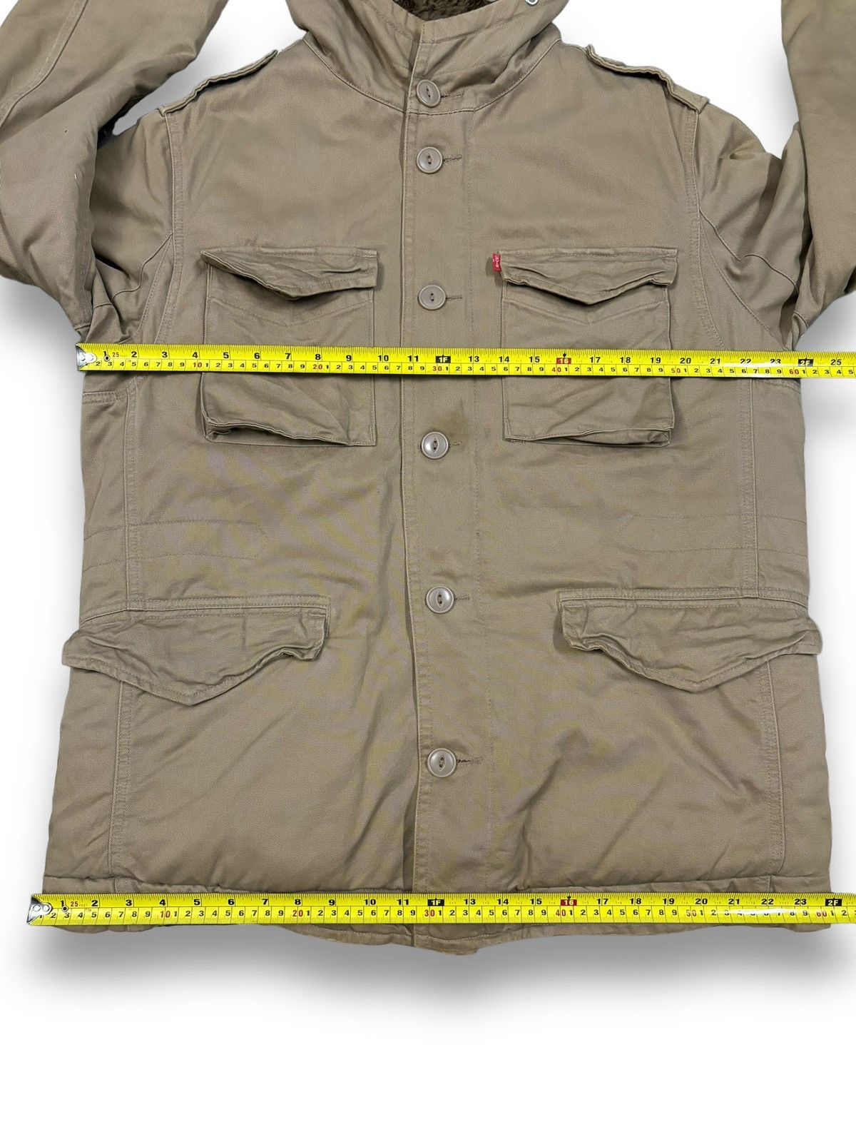 Levi's Vintage 90s Levis Red Tab Thrashed Utility Field Jacket Size US M / EU 48-50 / 2 - 17 Thumbnail
