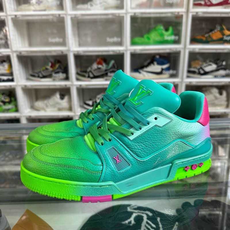 Louis Vuitton Louis Vuitton Trainer Low Top Stylish Sneakers 0089 Size US 9.5 / EU 42-43 - 1 Thumbnail