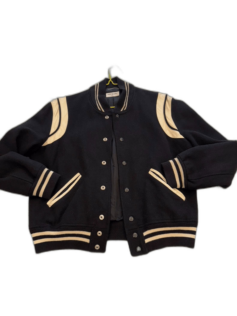 Saint Laurent Paris Saint Laurent Varsity Bomber Jacket Size US M / EU 48-50 / 2 - 1 Thumbnail