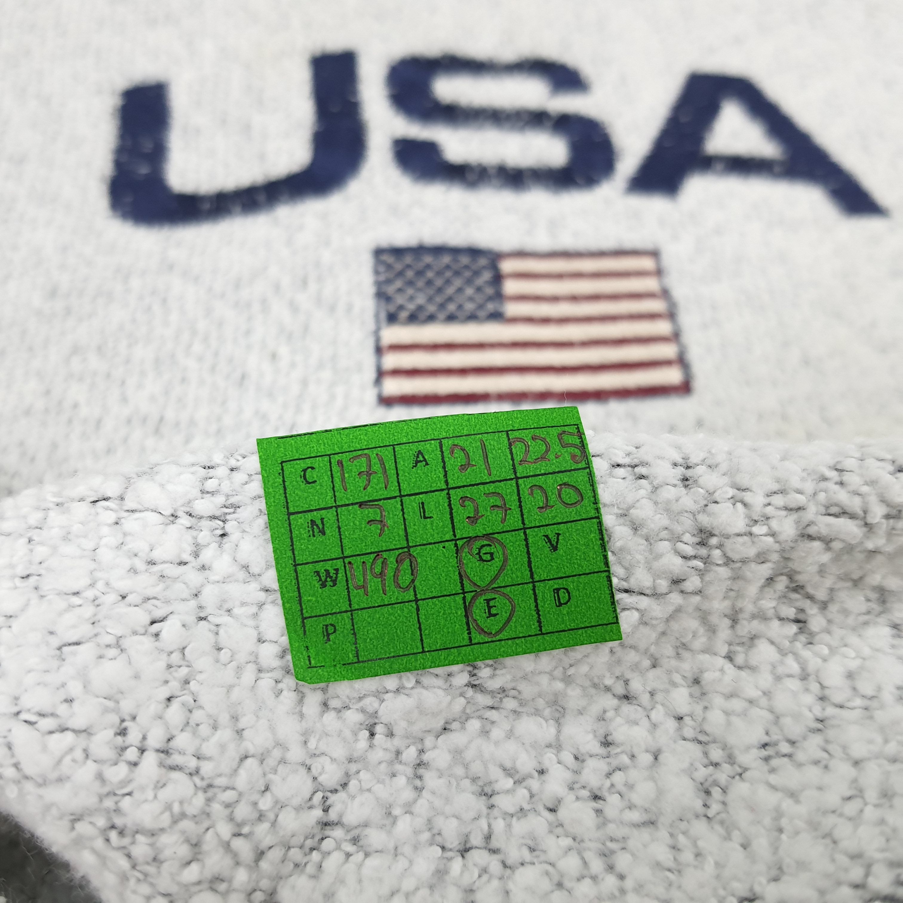 Other Vintage Spell Out USA Embroidery Flag Streetwear Sweatshirts Size US M / EU 48-50 / 2 - 6 Thumbnail