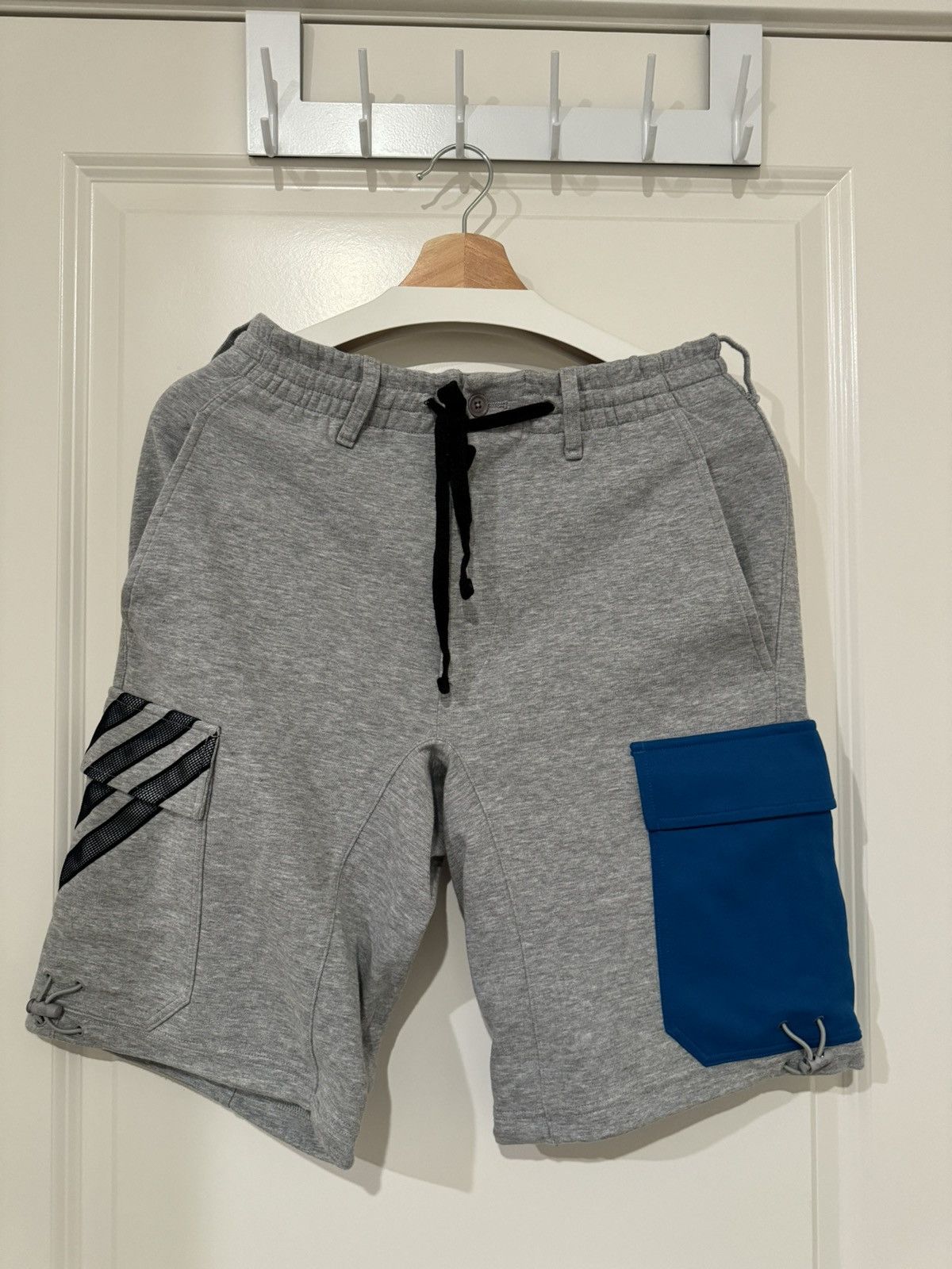 Adidas × Y-3 Y-3 Adidas Grey Cargo Shorts Small Size US 31 - 1 Thumbnail