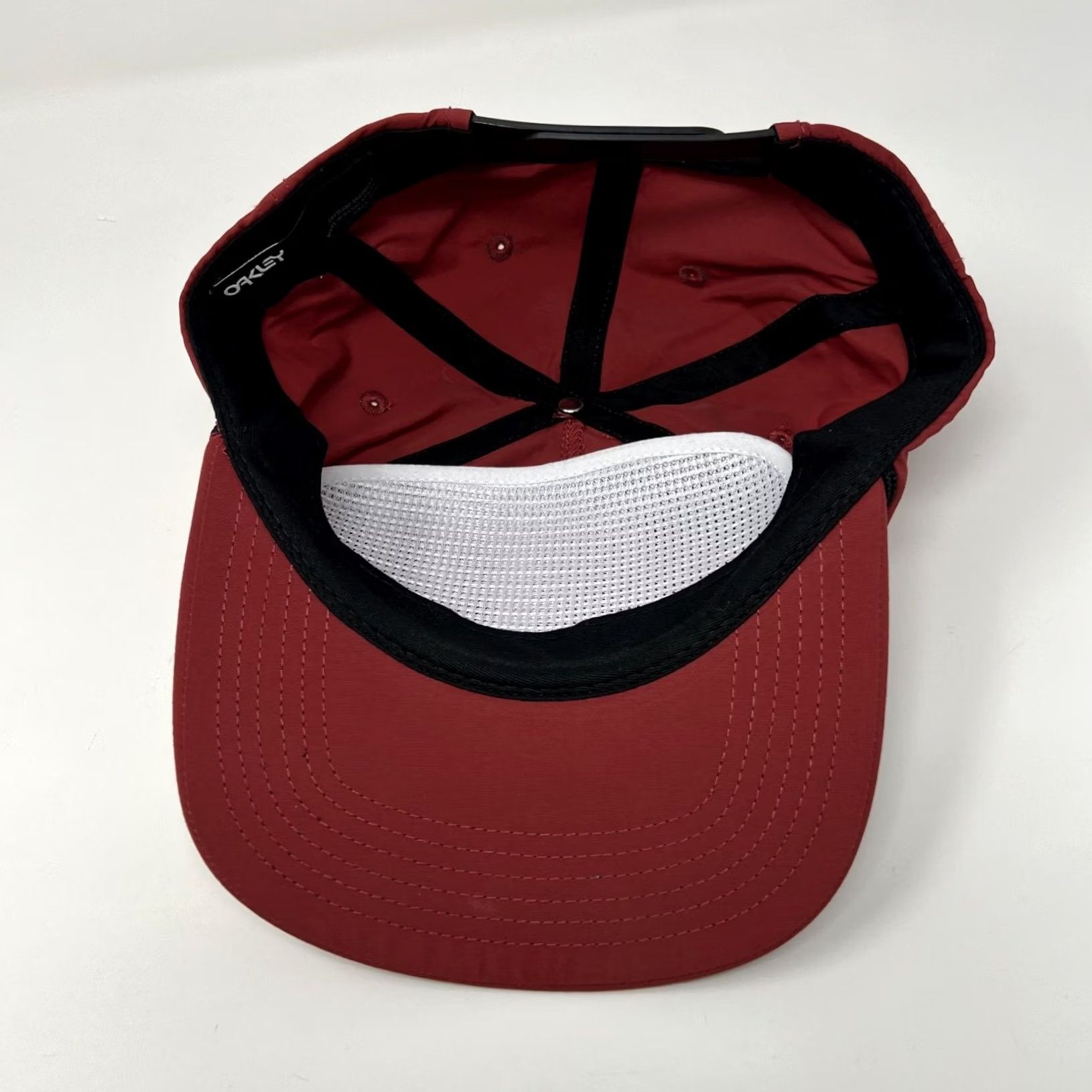 Oakley Oakley Snapback Hat Mens Adjustable Maroon Red Tropical Patch Rope Cap Size ONE SIZE - 5 Thumbnail