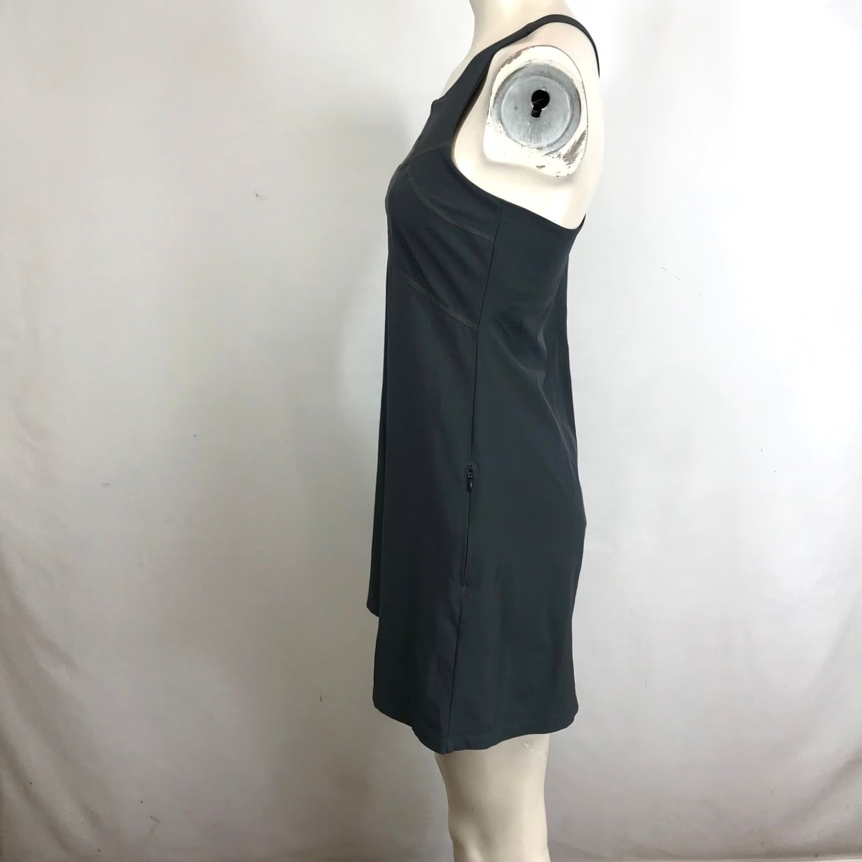 Prana Prana Athletic Mini Dress Sleeveless Racerback Dark Gray XS Womens Size XS / US 0-2 / IT 36-38 - 6 Thumbnail