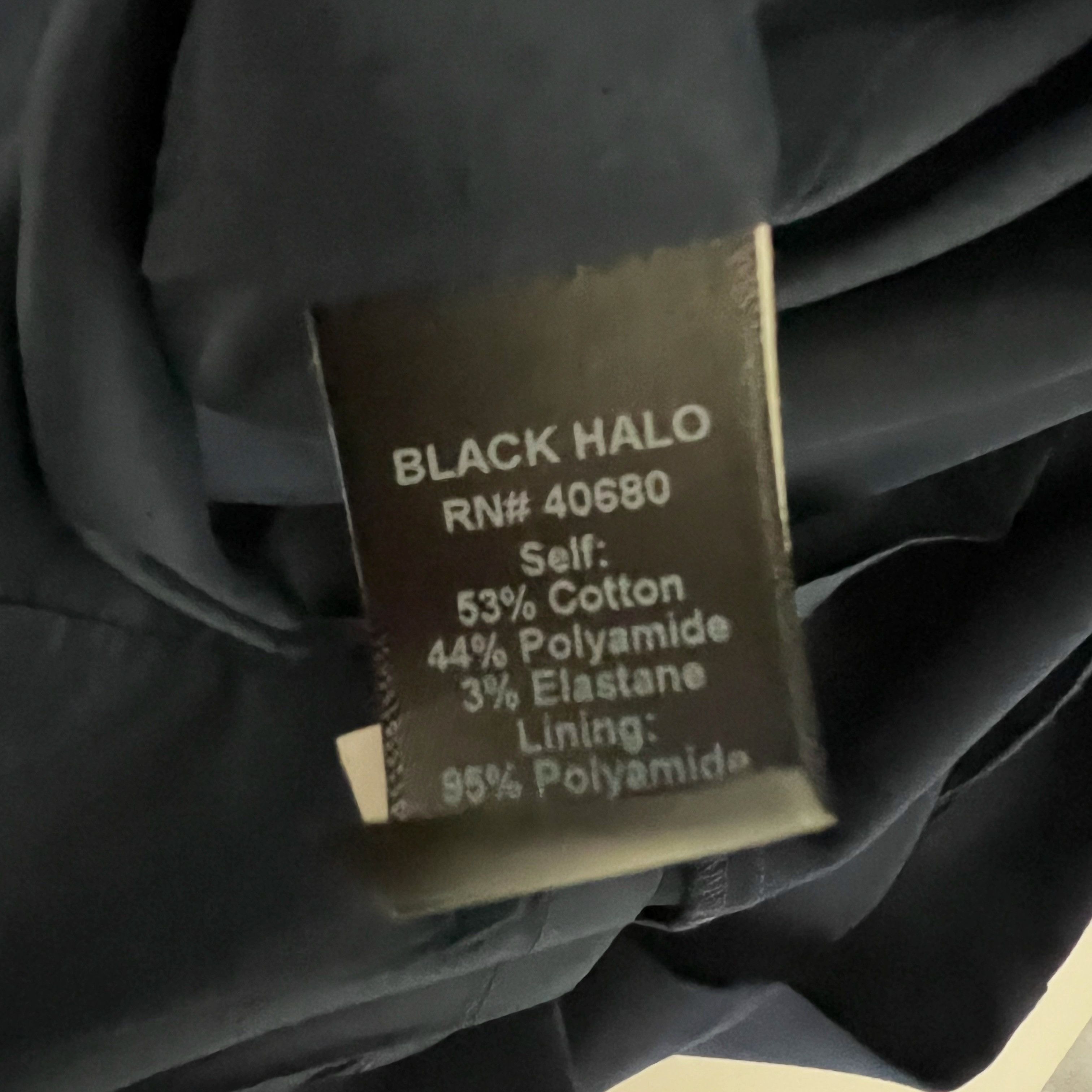 Black Halo Black Halo Cotton Stretch Scoop Neck Short Sleeve Size M / US 6-8 / IT 42-44 - 3 Thumbnail