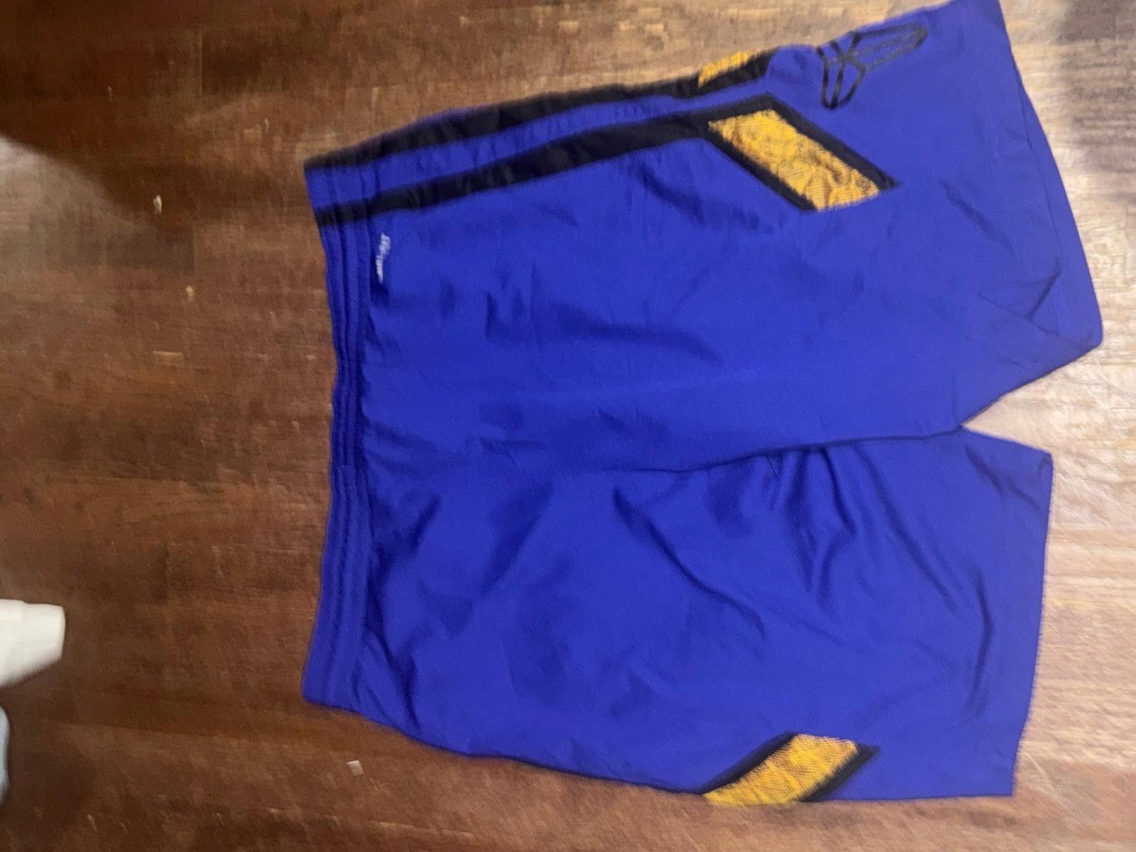 Nike Nike Kobe Bryant Mamba Purple/Gold Mesh Hoop Shorts Sz L Size US 34 / EU 50 - 7 Thumbnail