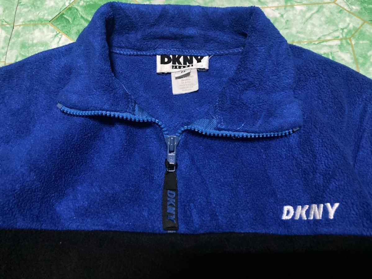 DKNY × Designer Vintage Dkny Haft Zip Long Sleeve Size US M / EU 48-50 / 2 - 3 Thumbnail