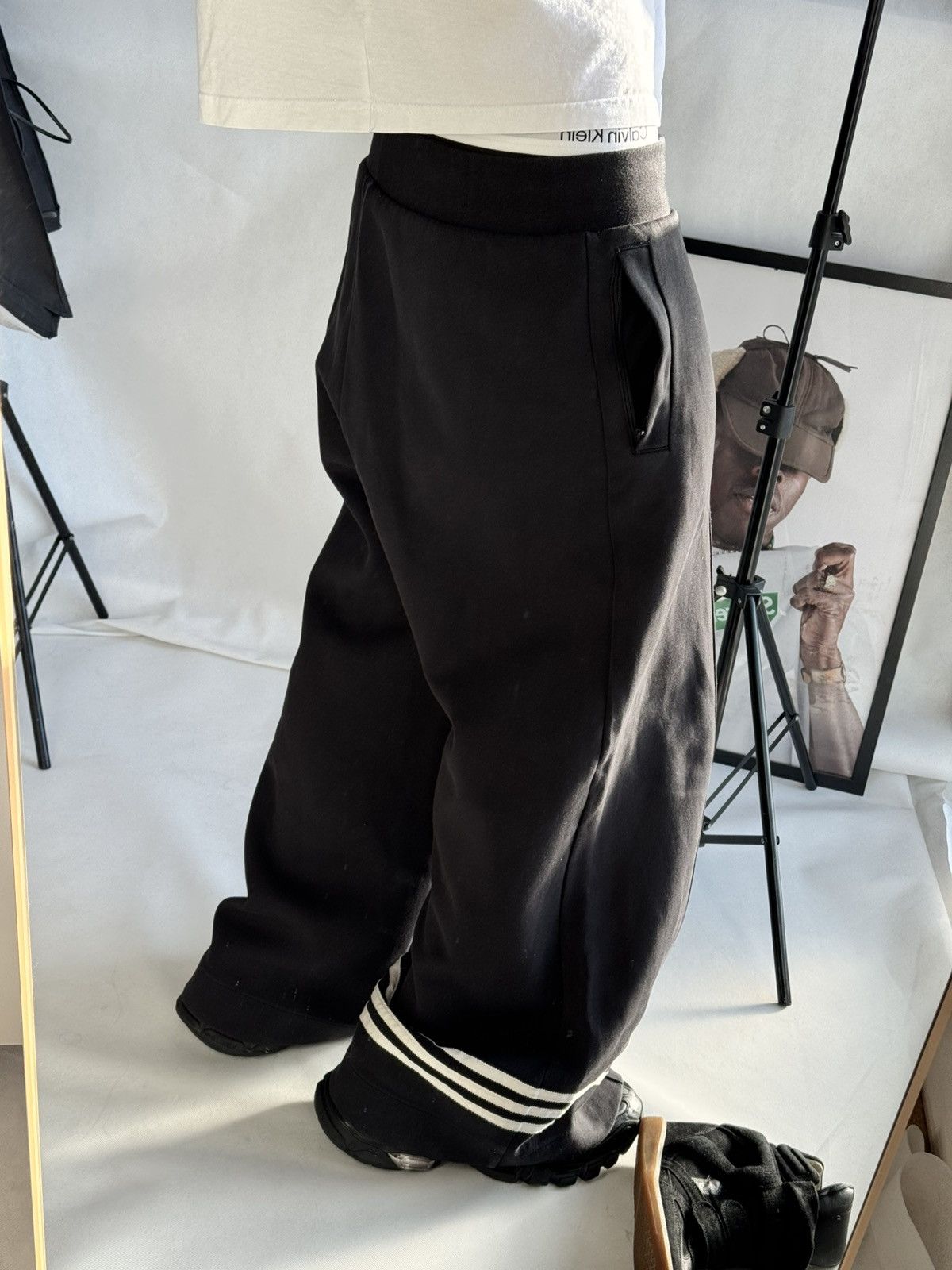 Adidas Adidas Balenciaga Style baggy Track Pants Hype Sweatpants Size US 32 / EU 48 - 11 Thumbnail