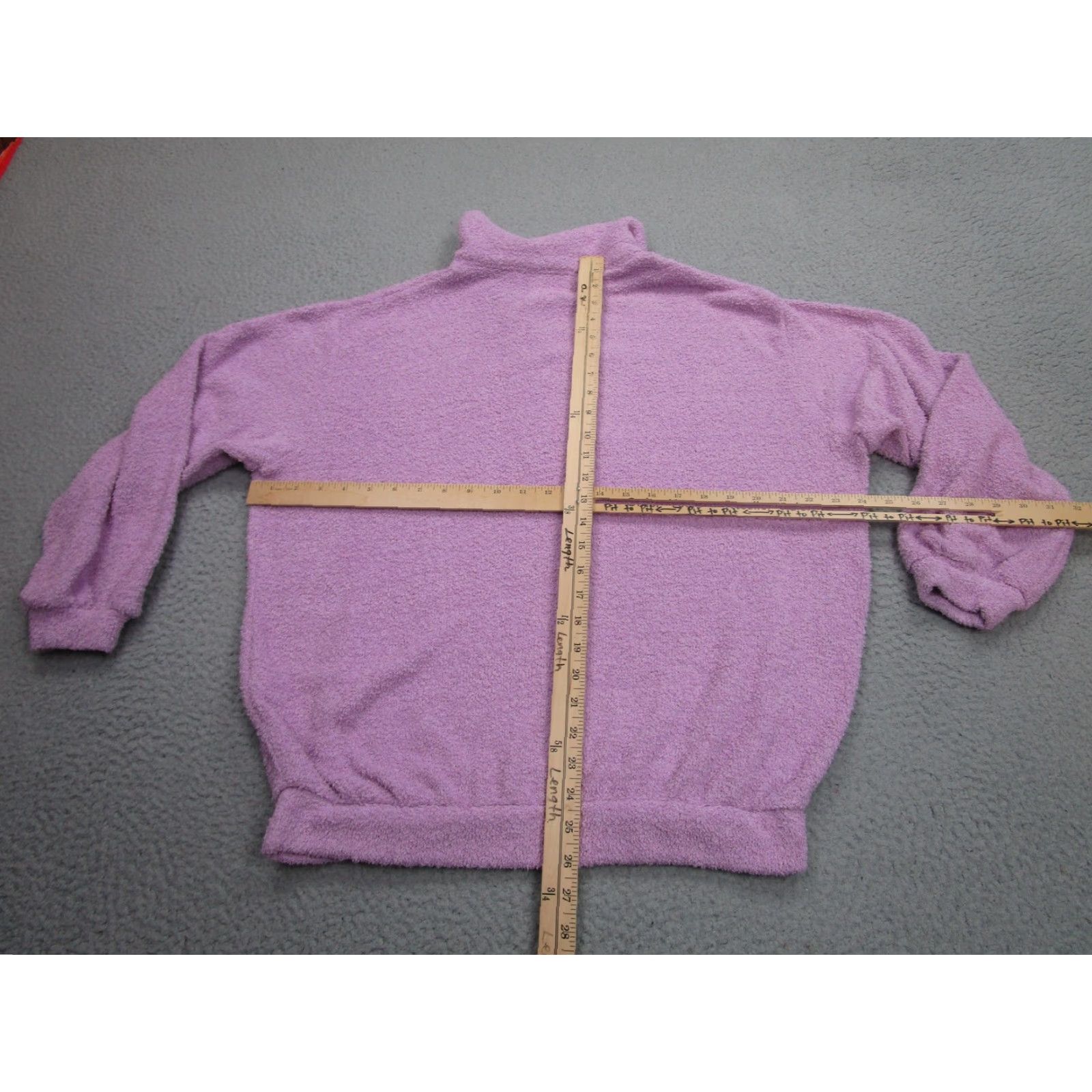 Show Me Your MuMu Show Me Your Mumu Sweater Womens M Purple Sadie Set 1/4 Zip Collared Pullover Size M / US 6-8 / IT 42-44 - 6 Thumbnail
