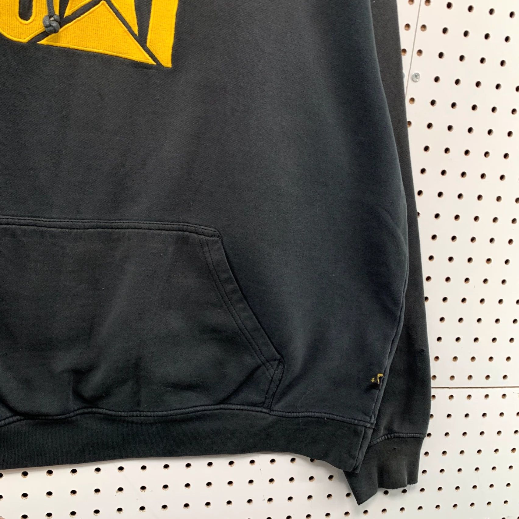 Vintage VINTAGE CAT Caterpillar Sweatshirt Mens 2XL Hoodie Faded Black Heavyweight fleece Cat Charcoal Black 2XL Mens Hoodie Size US XXL / EU 58 / 5 - 6 Thumbnail