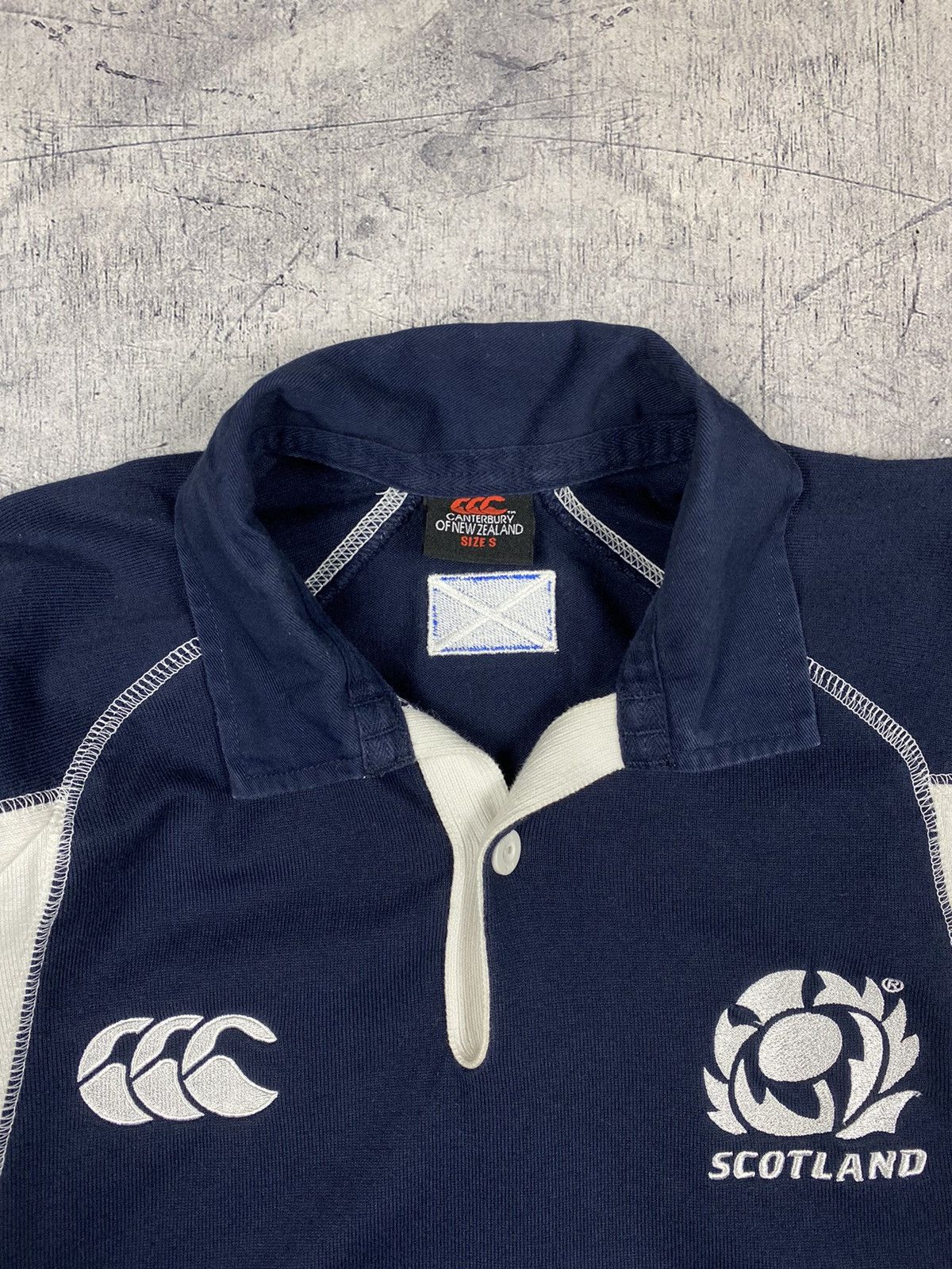 Canterbury of New Zealand Vintage Canterbury Of New Zealand Scotland Rugby Polo Size US S / EU 44-46 / 1 - 6 Thumbnail