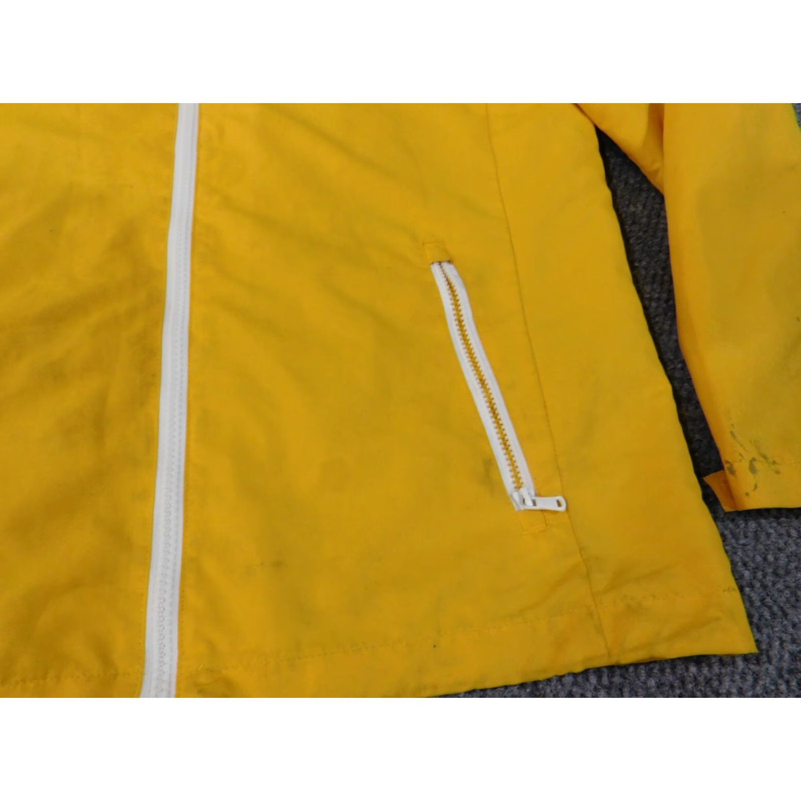 Michael Kors VINTAGE Michael Kors Jacket Men Large Windbreaker Yellow Zip Lined Polyester Size US L / EU 52-54 / 3 - 4 Thumbnail