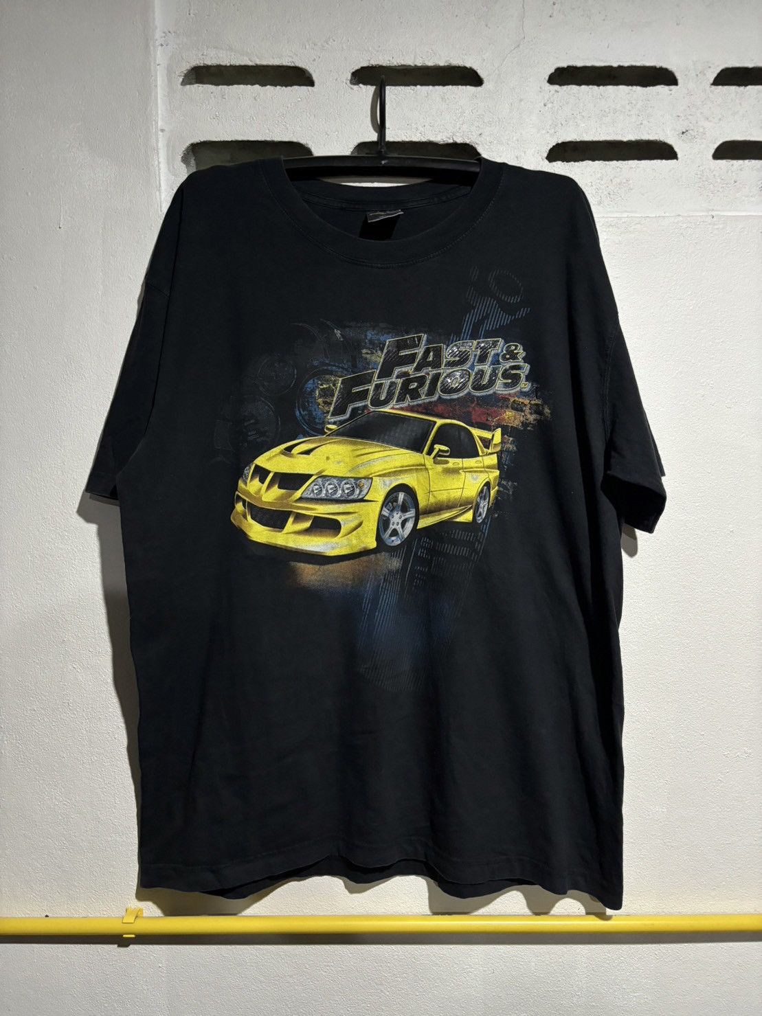 image of Movie x Tee Shirt Vintage 00S Fast&furious in Black, Men's (Size XL)