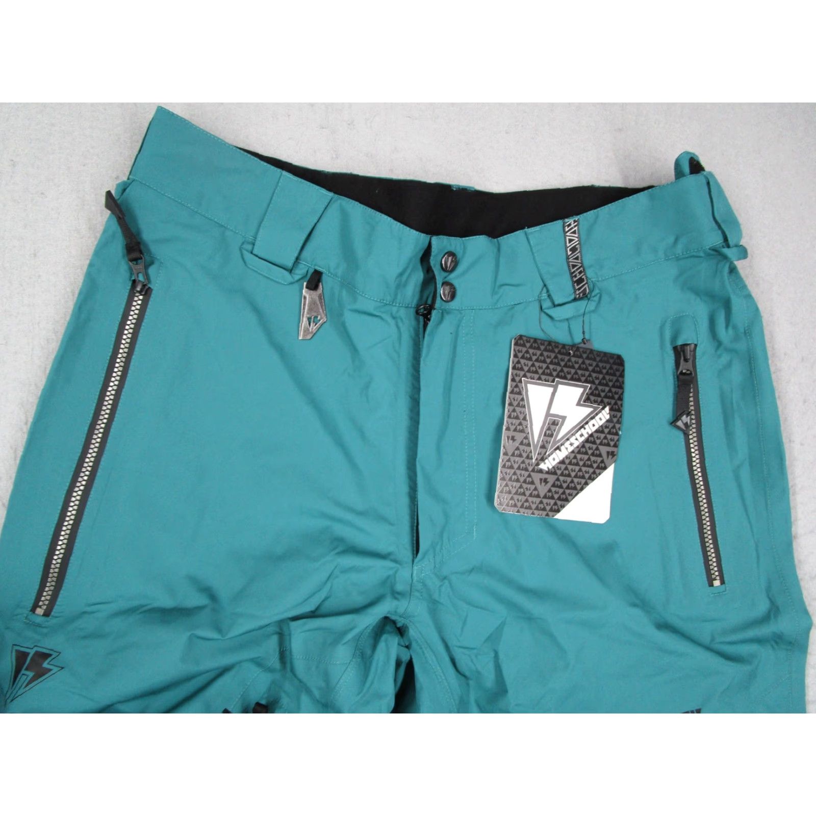 Ecco Homeschool Snow Pants Mens XL 38x32 Green Heavy Days II Ski Snowboard RECCO Pockets Water Resistant Size US 36 / EU 52 - 2 Thumbnail
