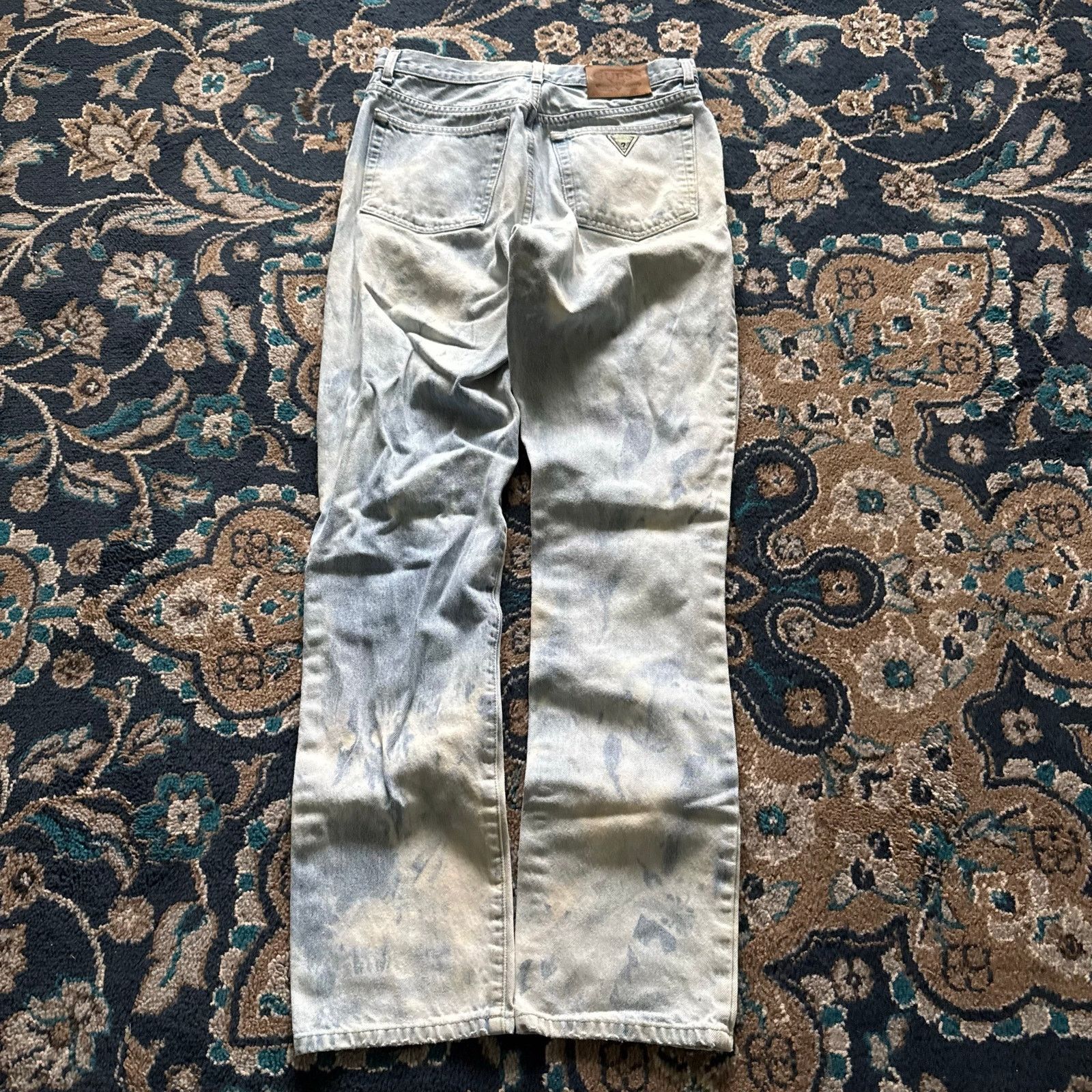 Guess Vintage Guess Distressed Jeans Size US 31 - 3 Thumbnail