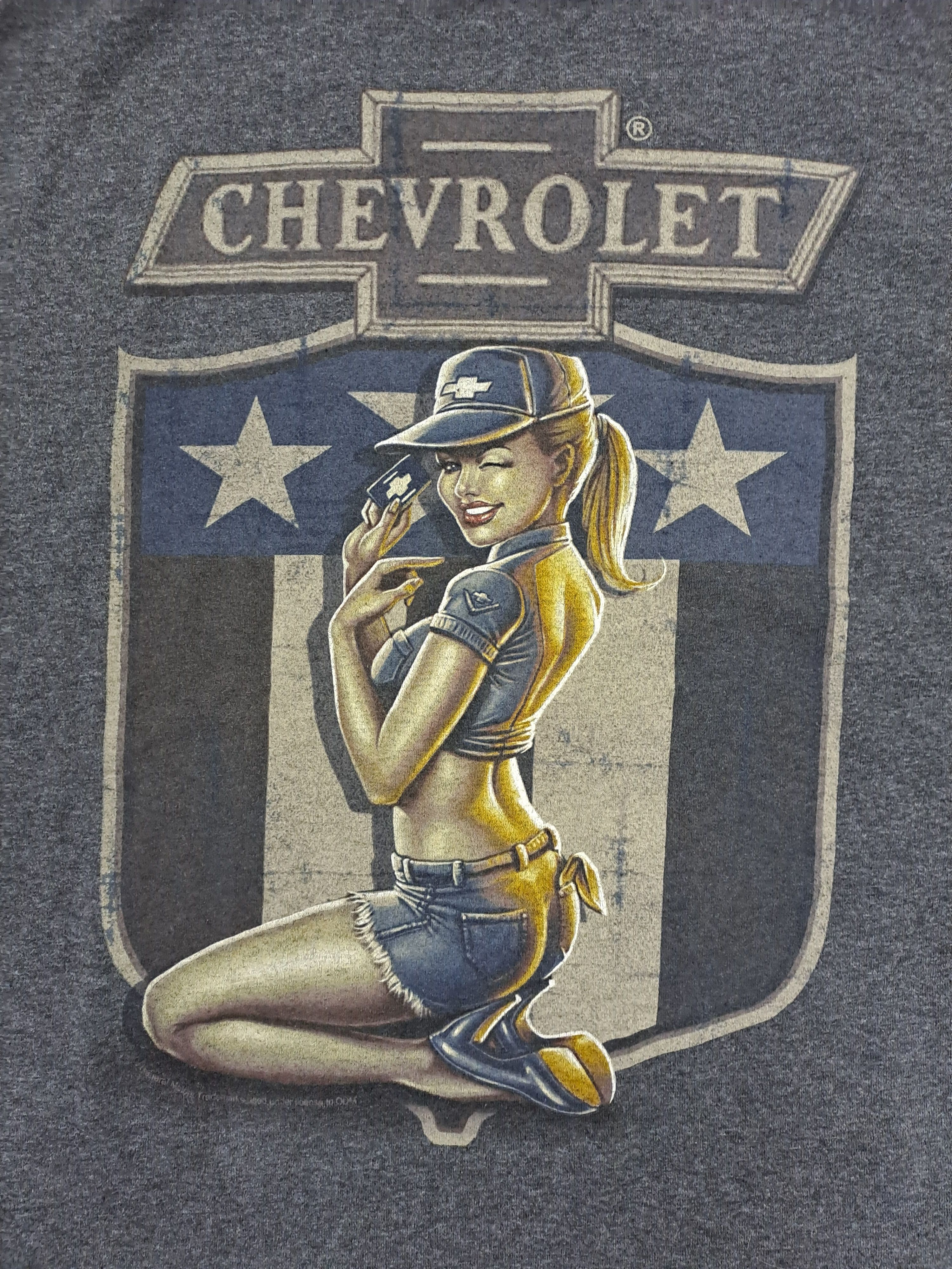 Alstyle Vintage Chevrolet pin up girl Size US L / EU 52-54 / 3 - 6 Thumbnail