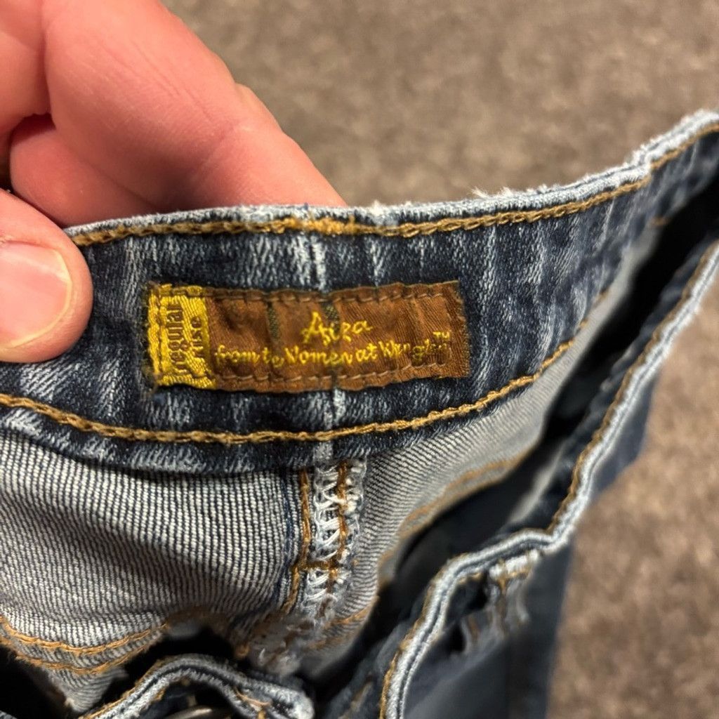 Wrangler Women Aura by Wrangler Bootcut Jeans Size 34" / US 12 / IT 48 - 5 Thumbnail