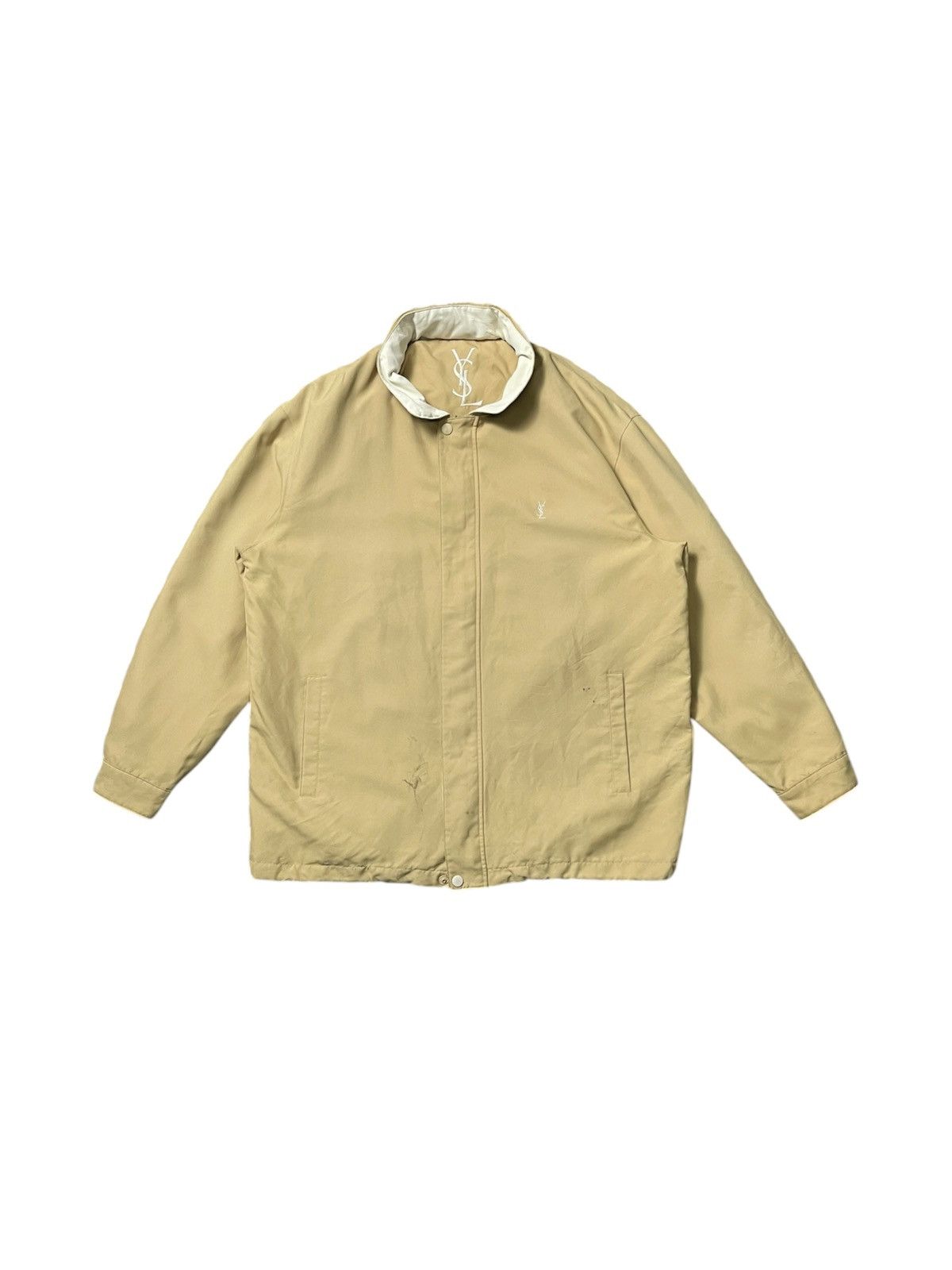 Yves Saint Laurent 90s YVES SAINT LAURENT POUR HOMME ZIP UP JACKET RARE Size US L / EU 52-54 / 3 - 1 Thumbnail