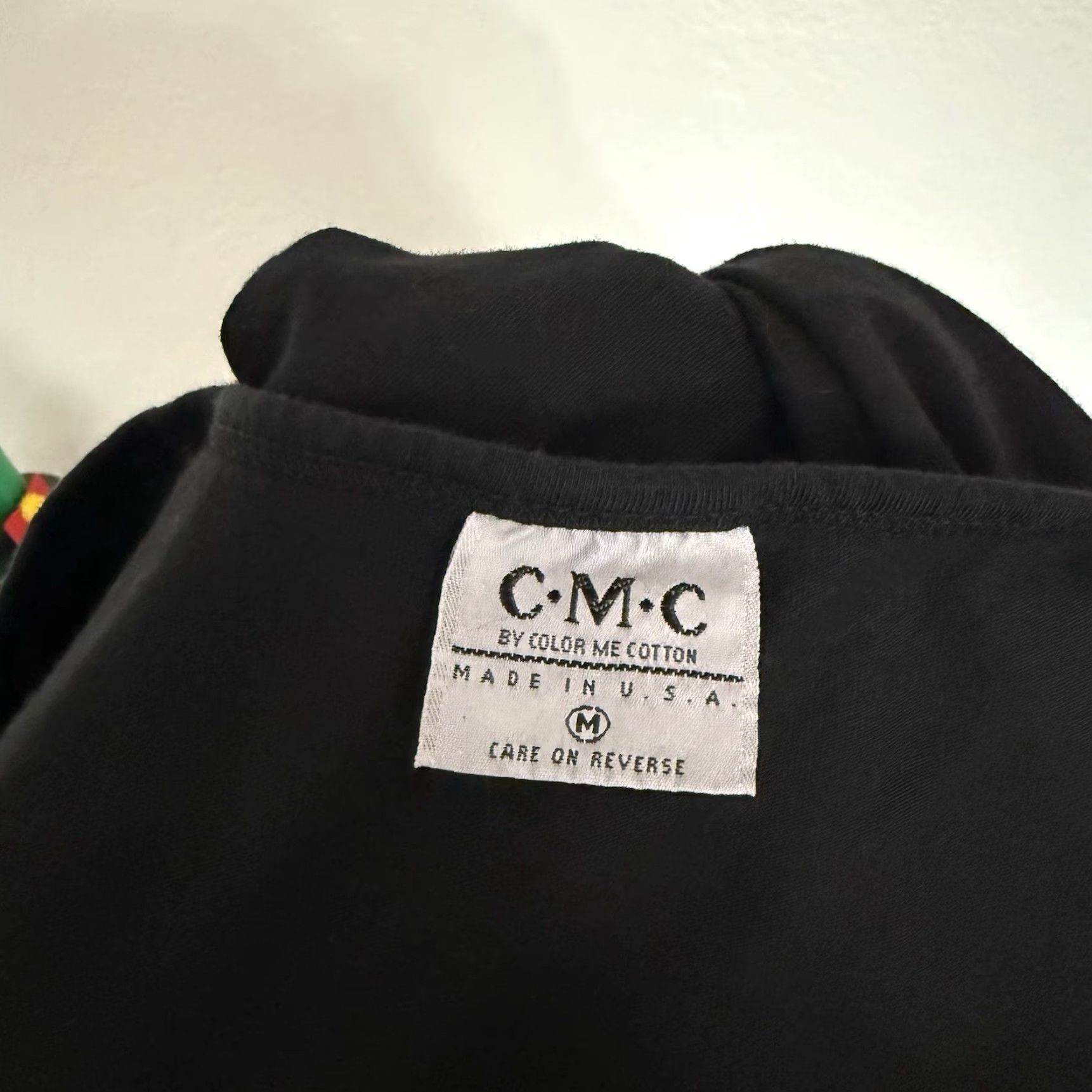 MCM CMC by Color Me Cotton Midi Dress Sz M Artsy Lagenlook Minimalist Black Size M / US 6-8 / IT 42-44 - 7 Thumbnail