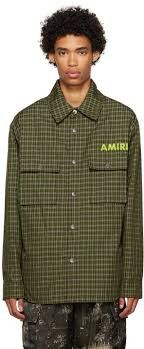 Amiri AMIRI Green Overshirt Jacket Size XL Like New Size US XL / EU 56 / 4 - 1 Thumbnail