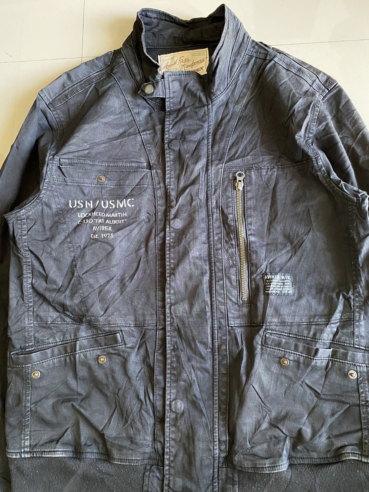 Alpha Industries × Avirex × Vintage Vintage avirex canvas bomber jacket Size US L / EU 52-54 / 3 - 3 Thumbnail