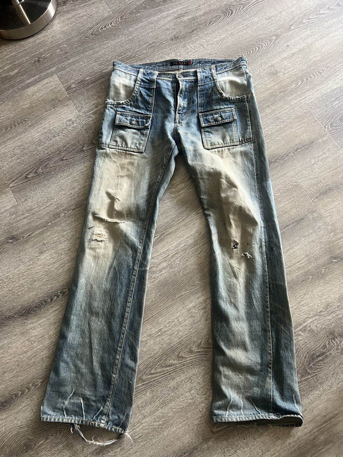 image of Undercover Ss06 Klaus Denim in Blue, Men's (Size 33)