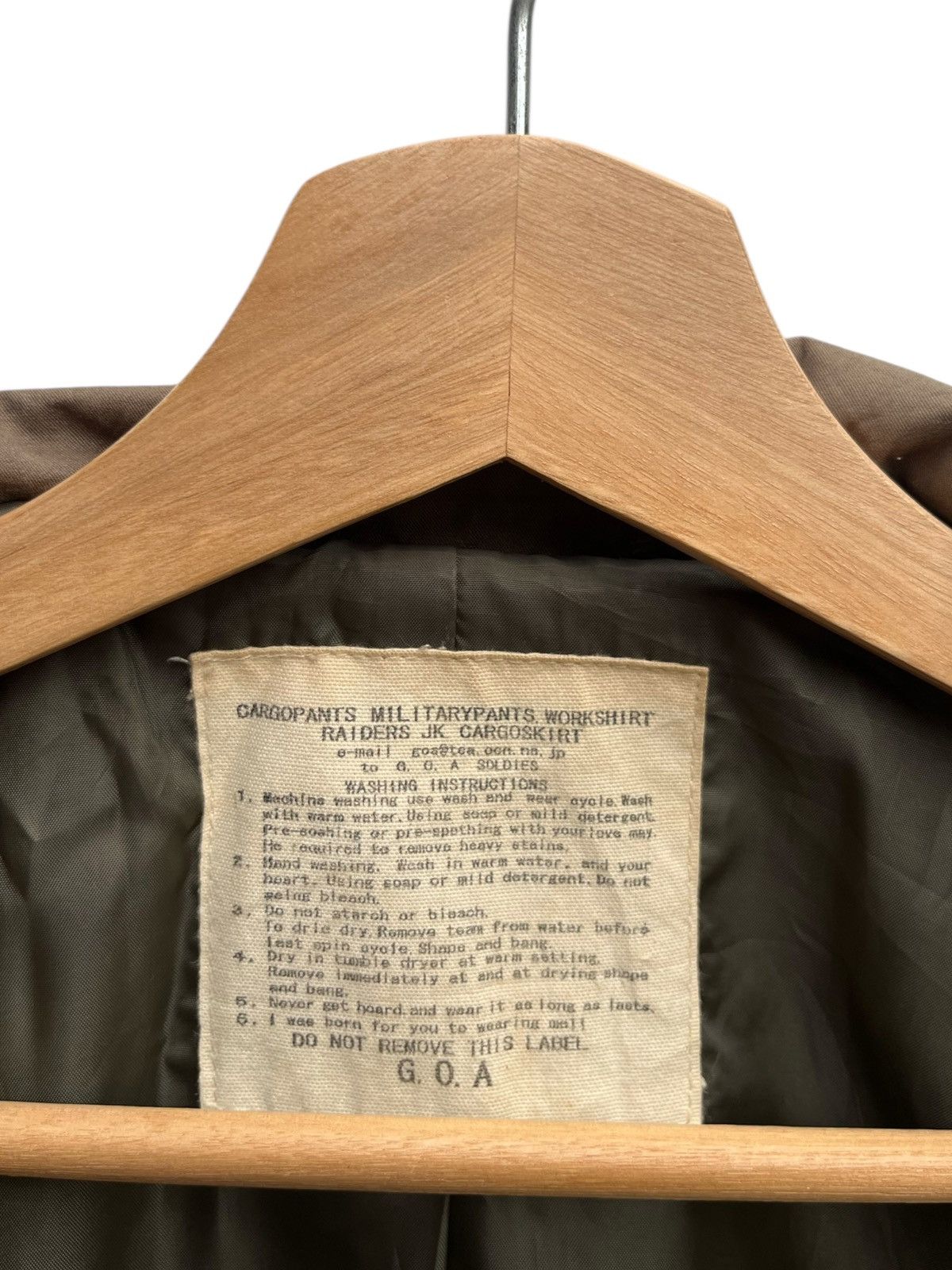 GOA GOA Military Avant Garde Jacket Olive Unisex Size US XS / EU 42 / 0 - 11 Thumbnail