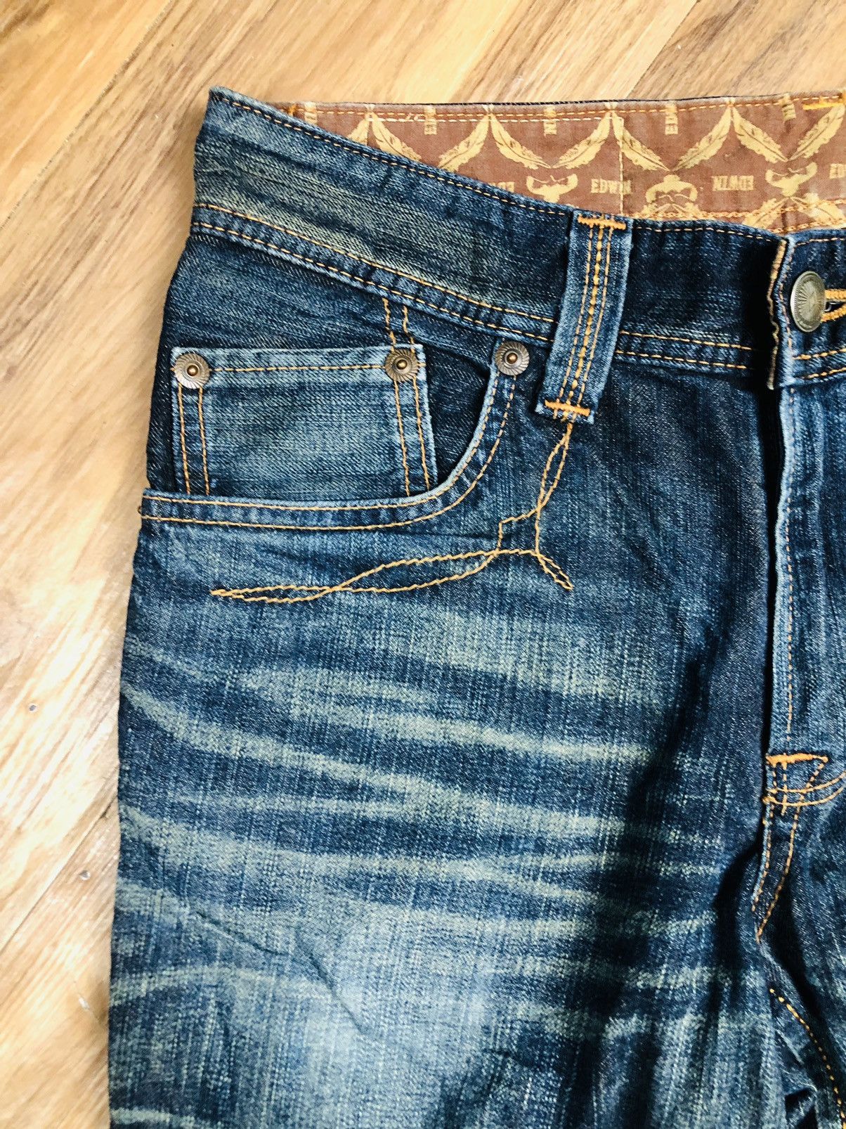 Edwin Vintage Edwin Flared Bootcut Jeans (37) Size US 30 / EU 46 - 5 Thumbnail