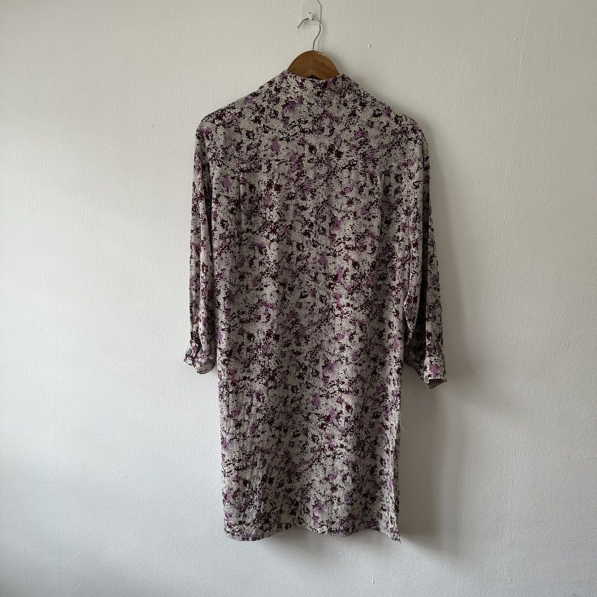 Celine Celine Sakura Snake Print Silk Button Dress Size L / US 10 / IT 46 - 4 Thumbnail