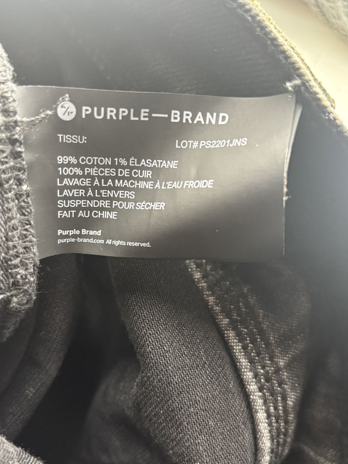 Purple Brand B/W Purple Jeans No. P001 Size US 32 / EU 48 - 5 Thumbnail