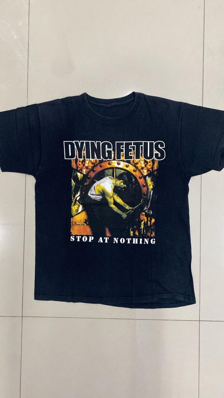 Band Tees Vintage Dying Fetus Stop at nothing death metal tee Size US L / EU 52-54 / 3 - 1 Thumbnail
