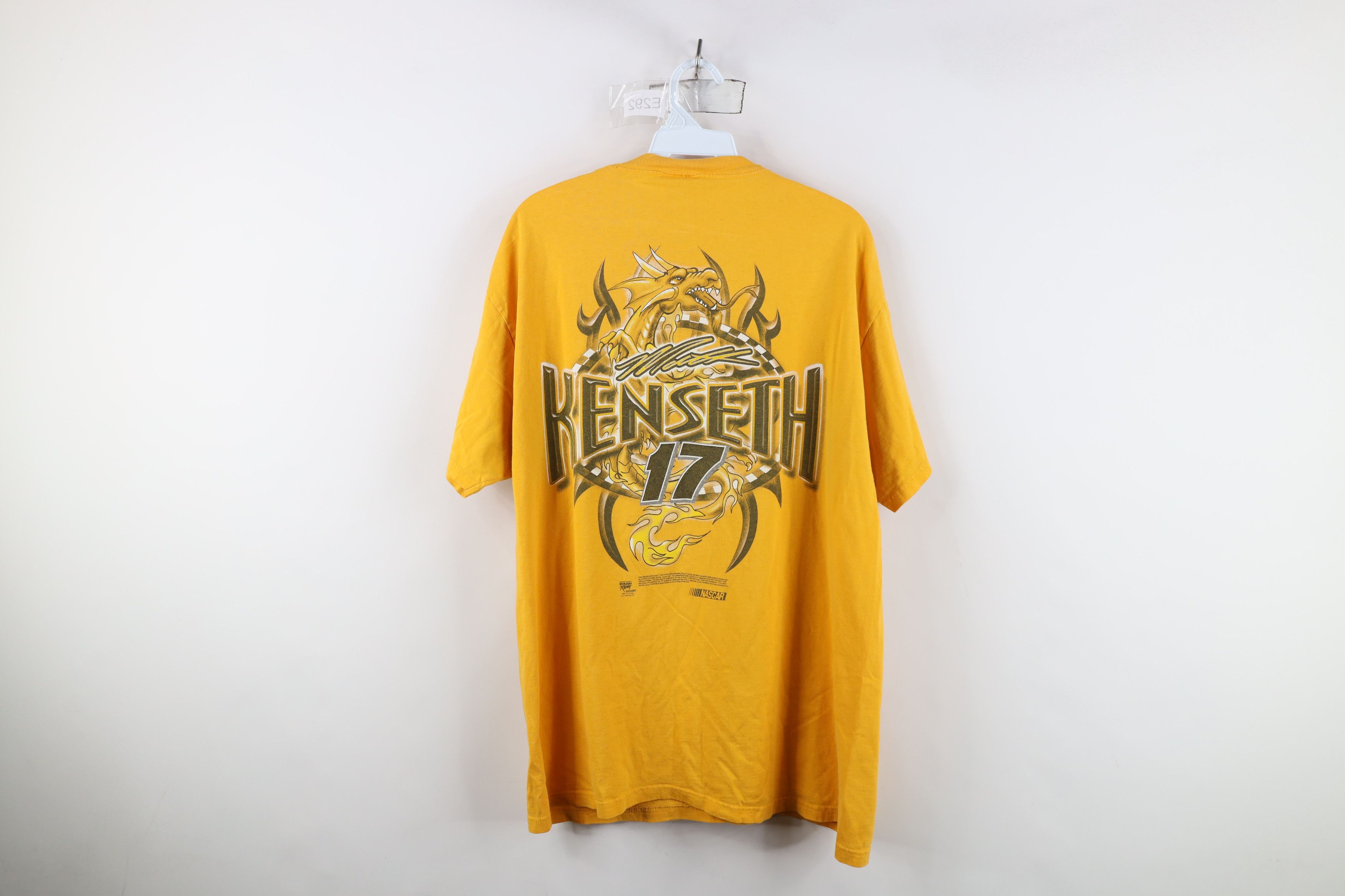 Vintage Vintage Y2K 2002 NASCAR Kenseth Racing Dragon Tribal T-Shirt Size US L / EU 52-54 / 3 - 14 Thumbnail
